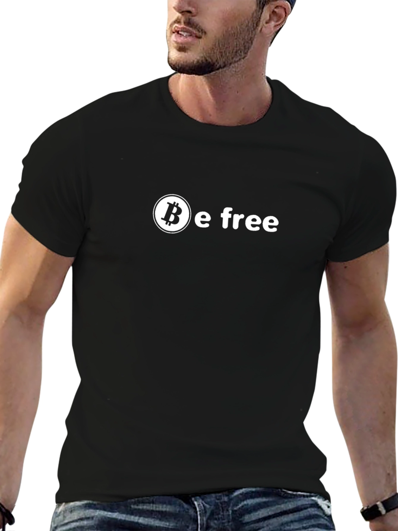 Bitcoin Be Free T-Shirt - Crypto Enthusiast Tee
