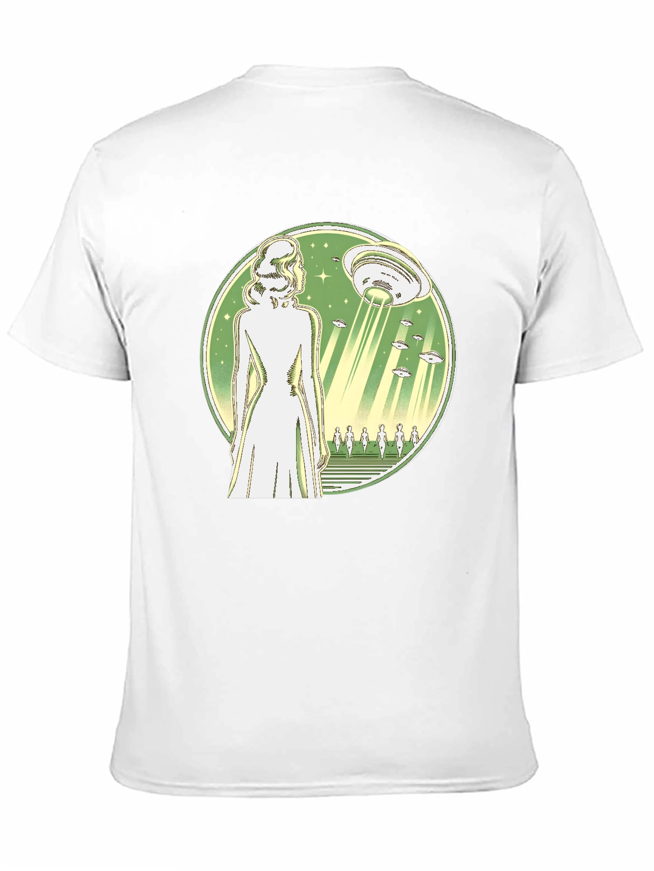 UFO Abduction T-Shirt - Black