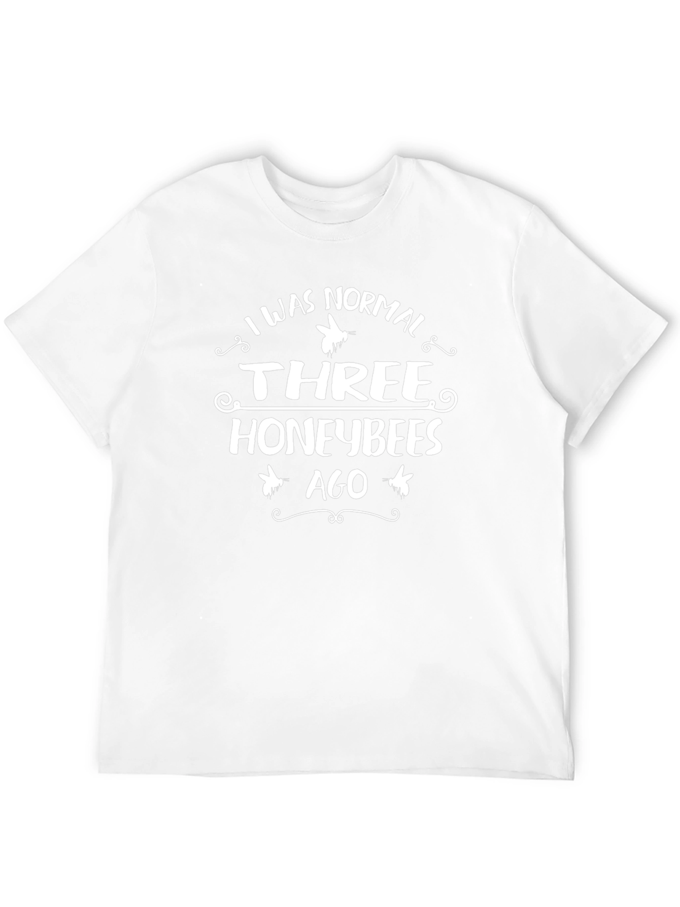 Three Honeybees Ago Black T-Shirt