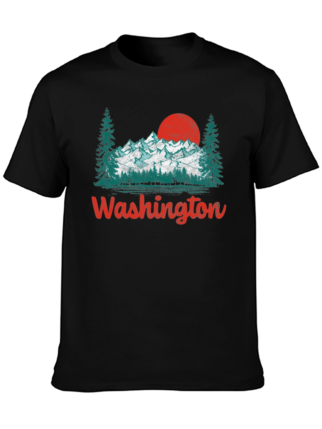 Washington Mountain Graphic T-Shirt