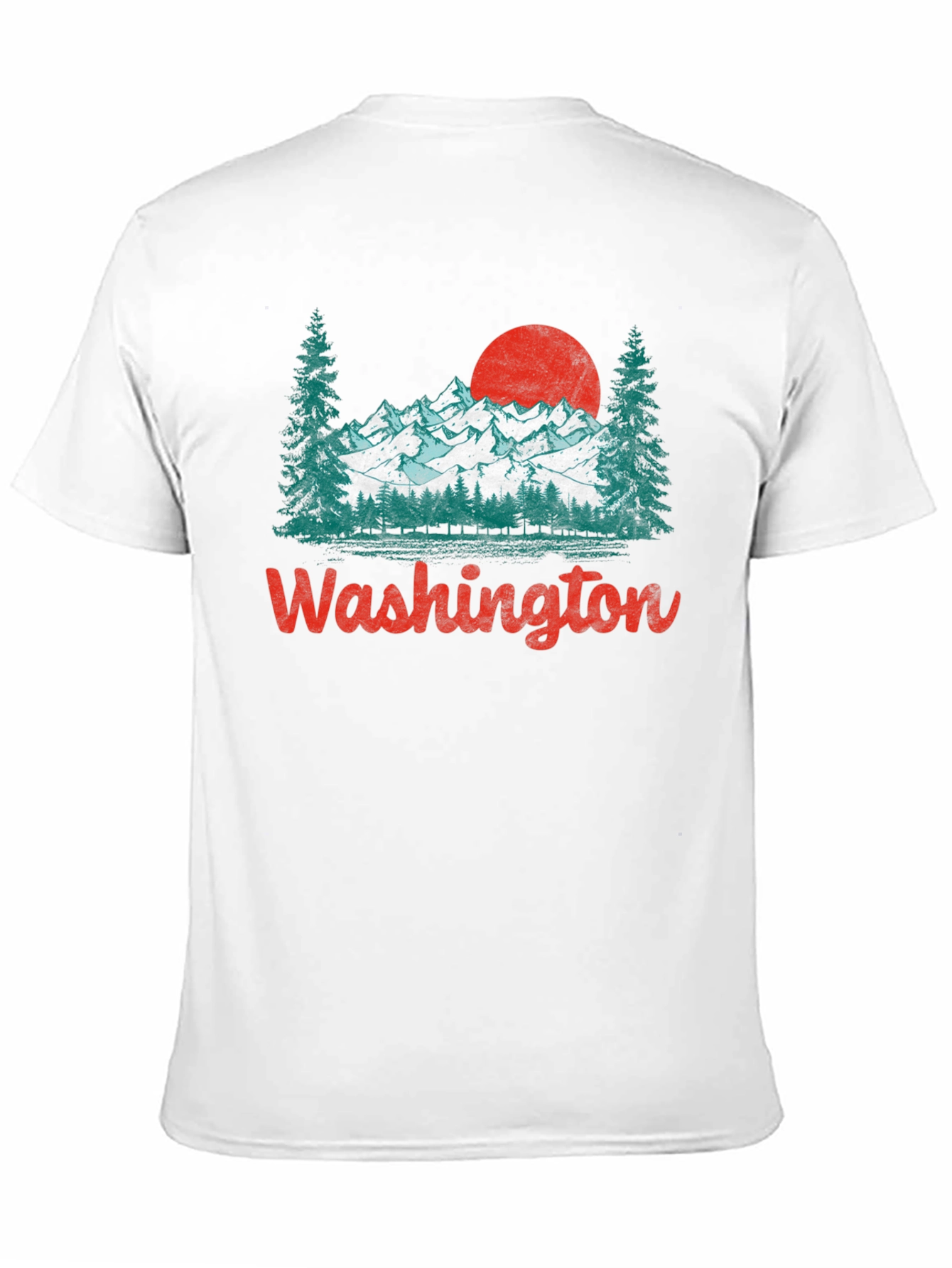 Washington Mountain Graphic T-Shirt