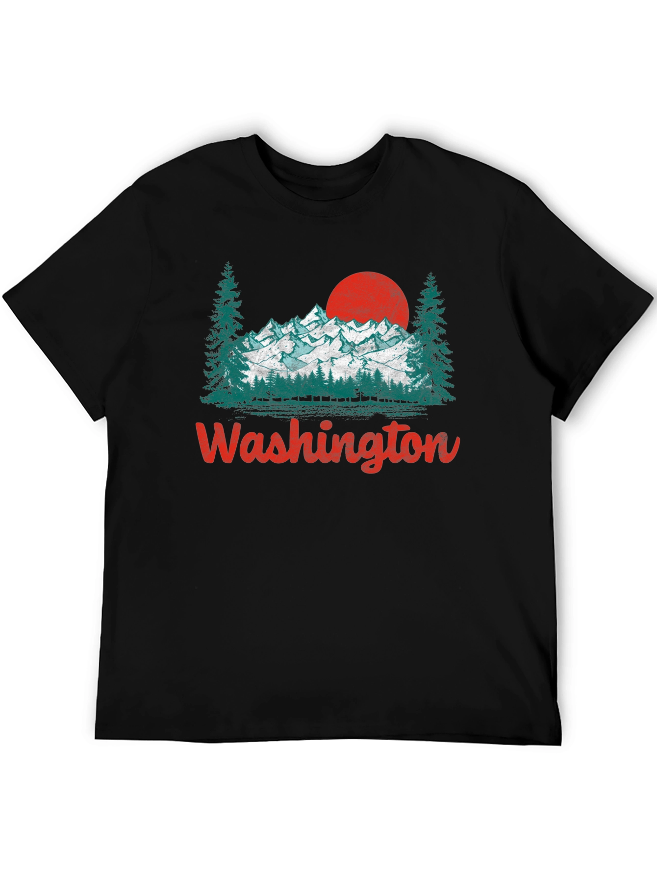Washington Mountain Graphic T-Shirt