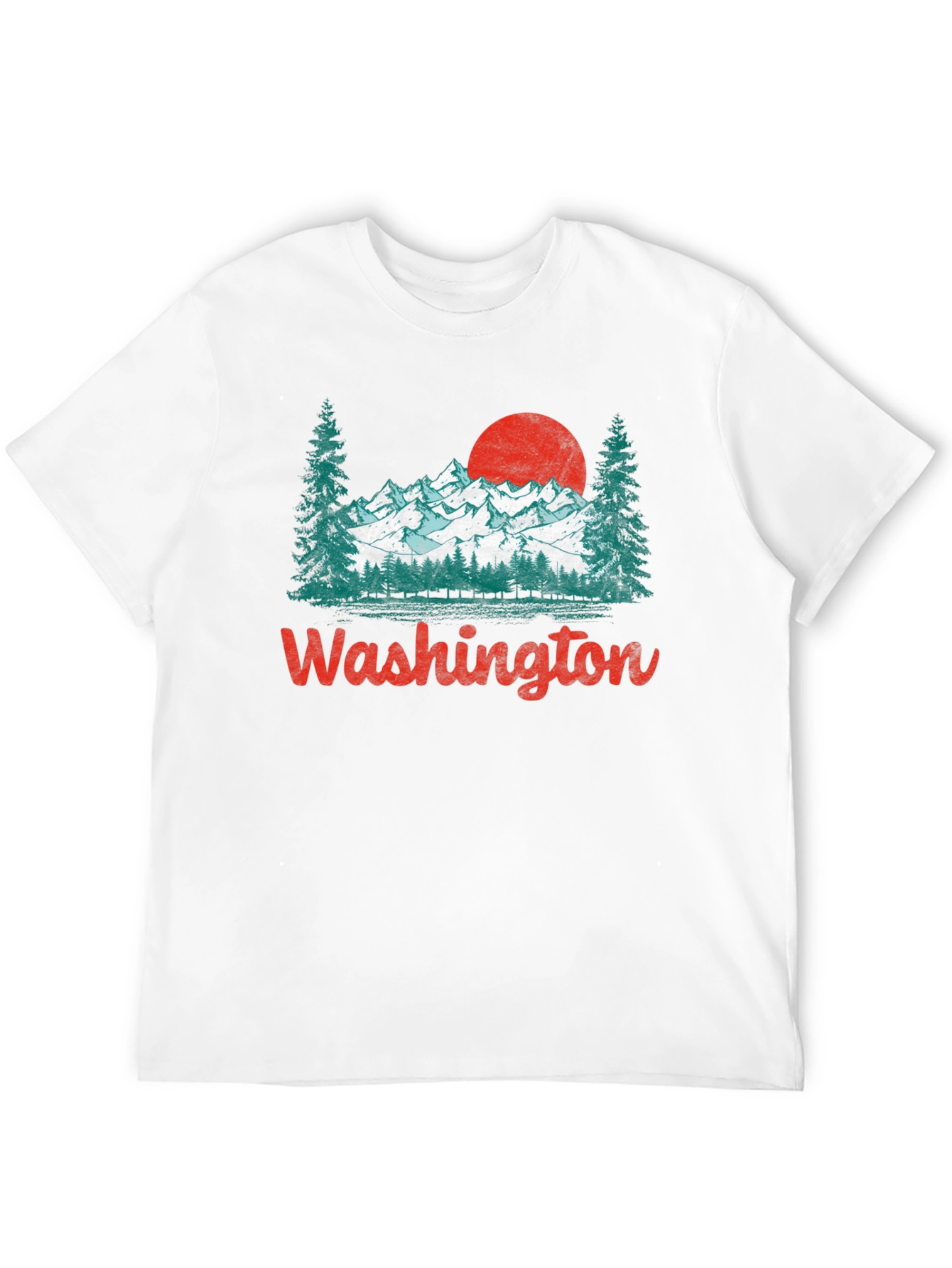 Washington Mountain Graphic T-Shirt