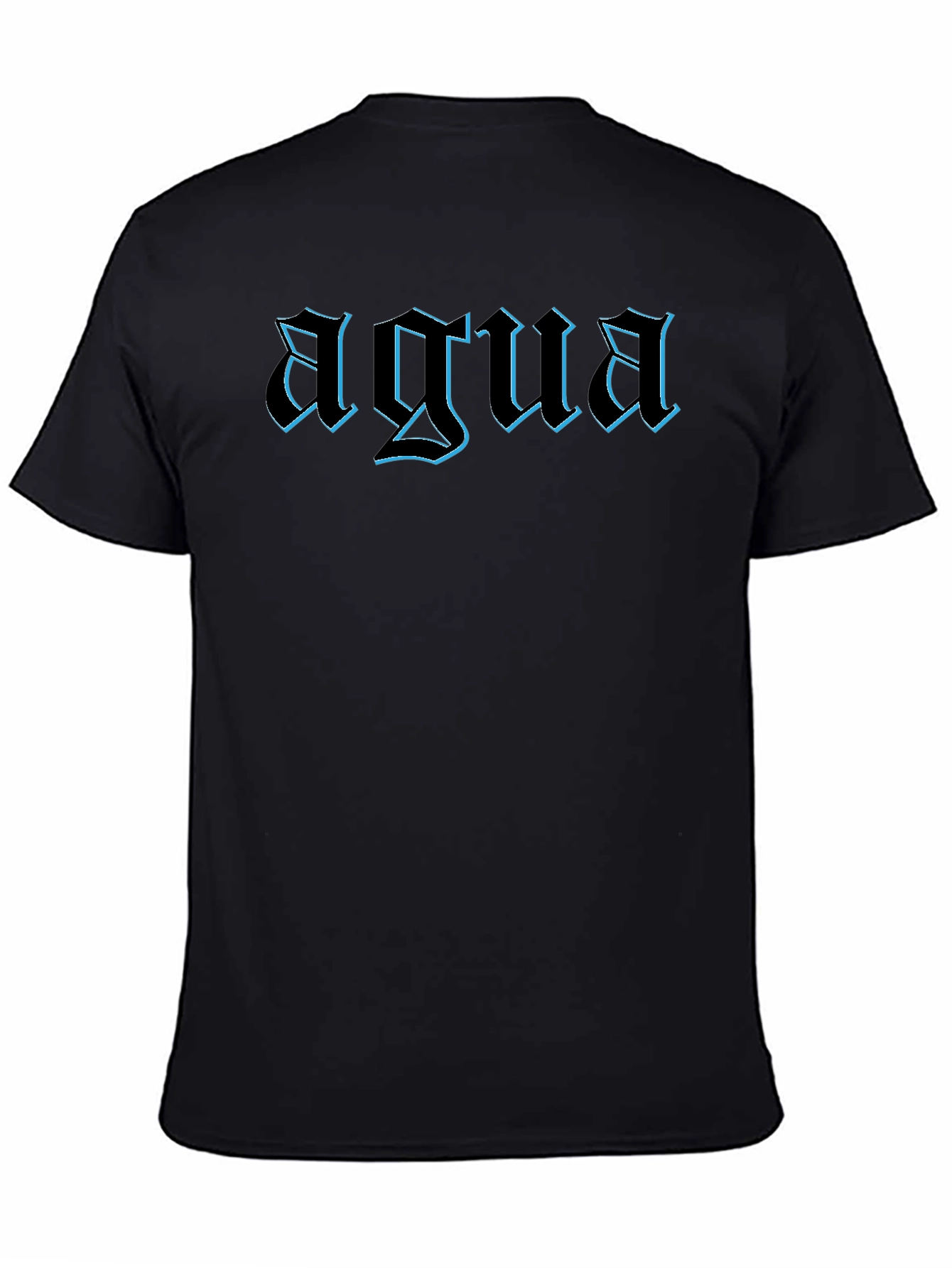 Agua Graphic Tee - Mens Black T-Shirt