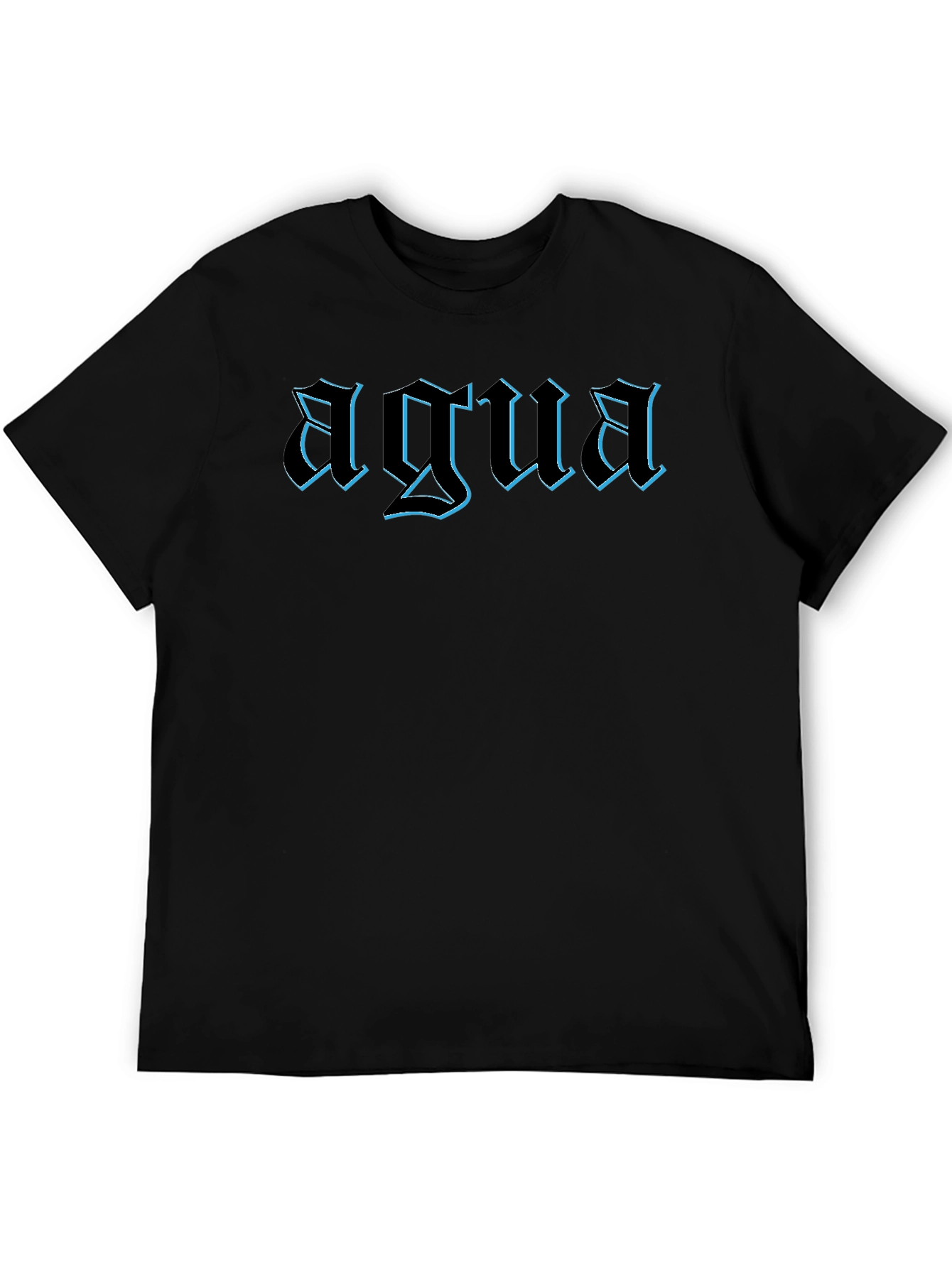 Agua Graphic Tee - Mens Black T-Shirt