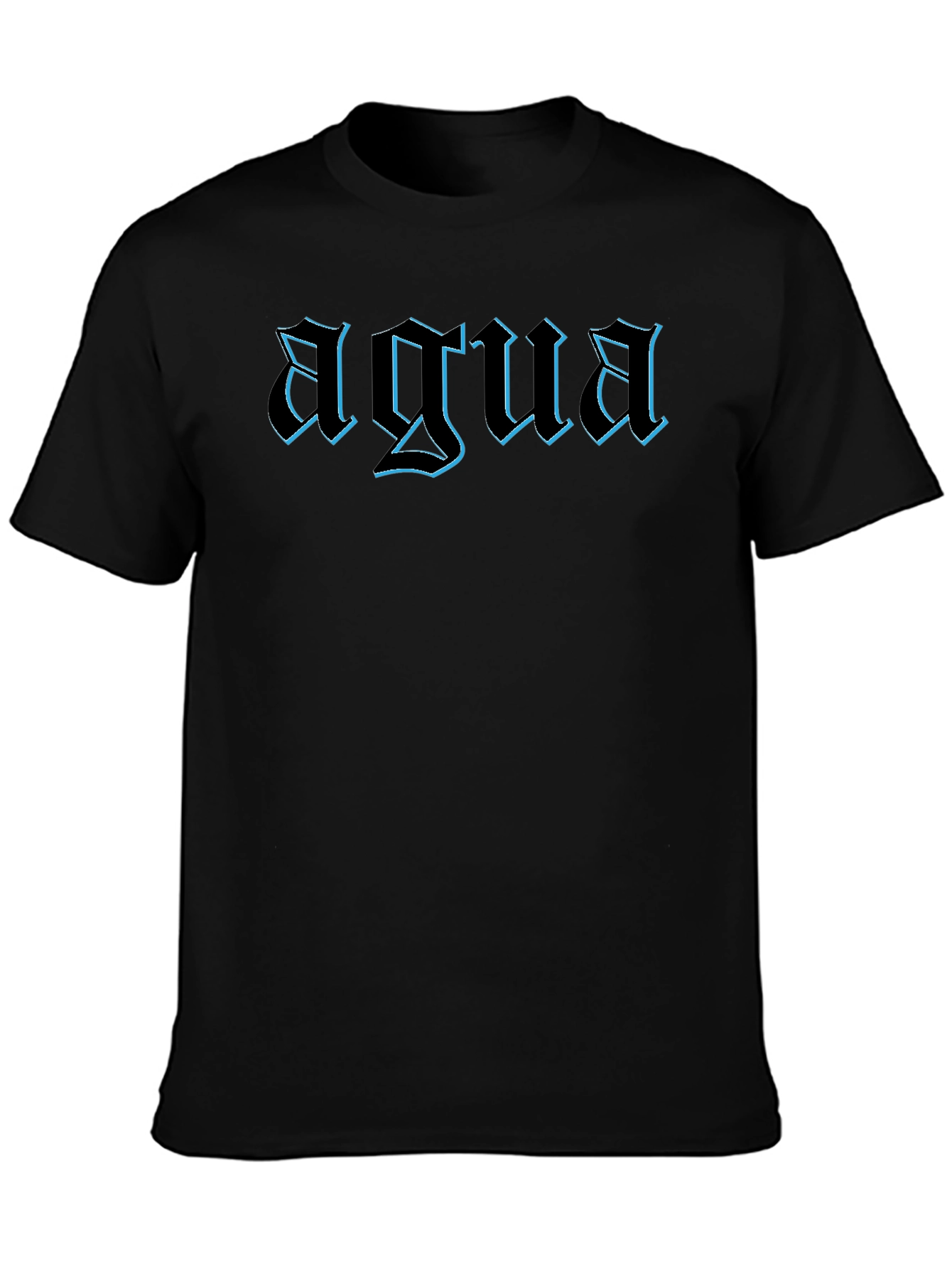 Agua Graphic Tee - Mens Black T-Shirt