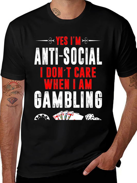 Anti-Social Gambling T-Shirt