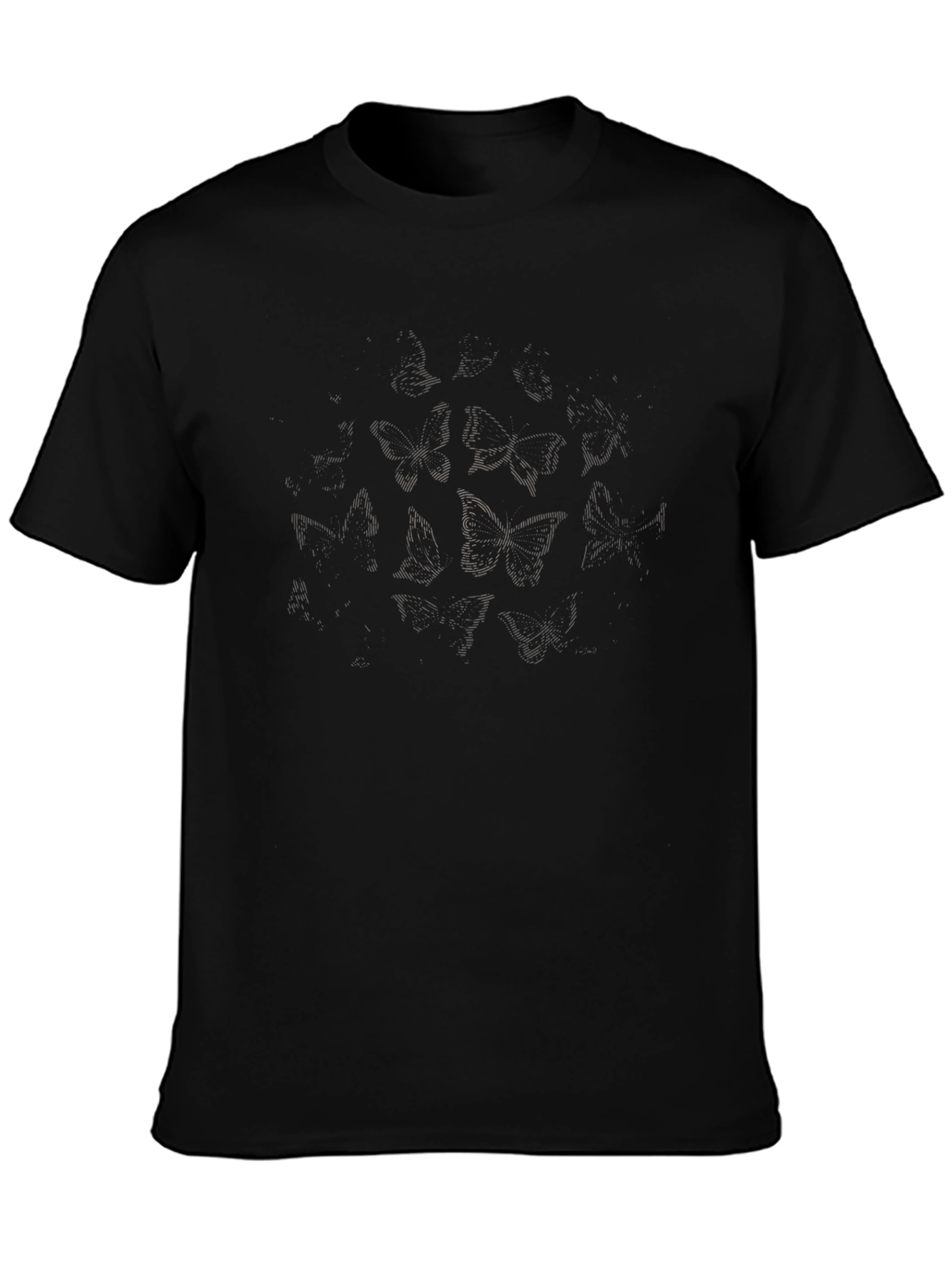 Black Butterfly Graphic T-Shirt