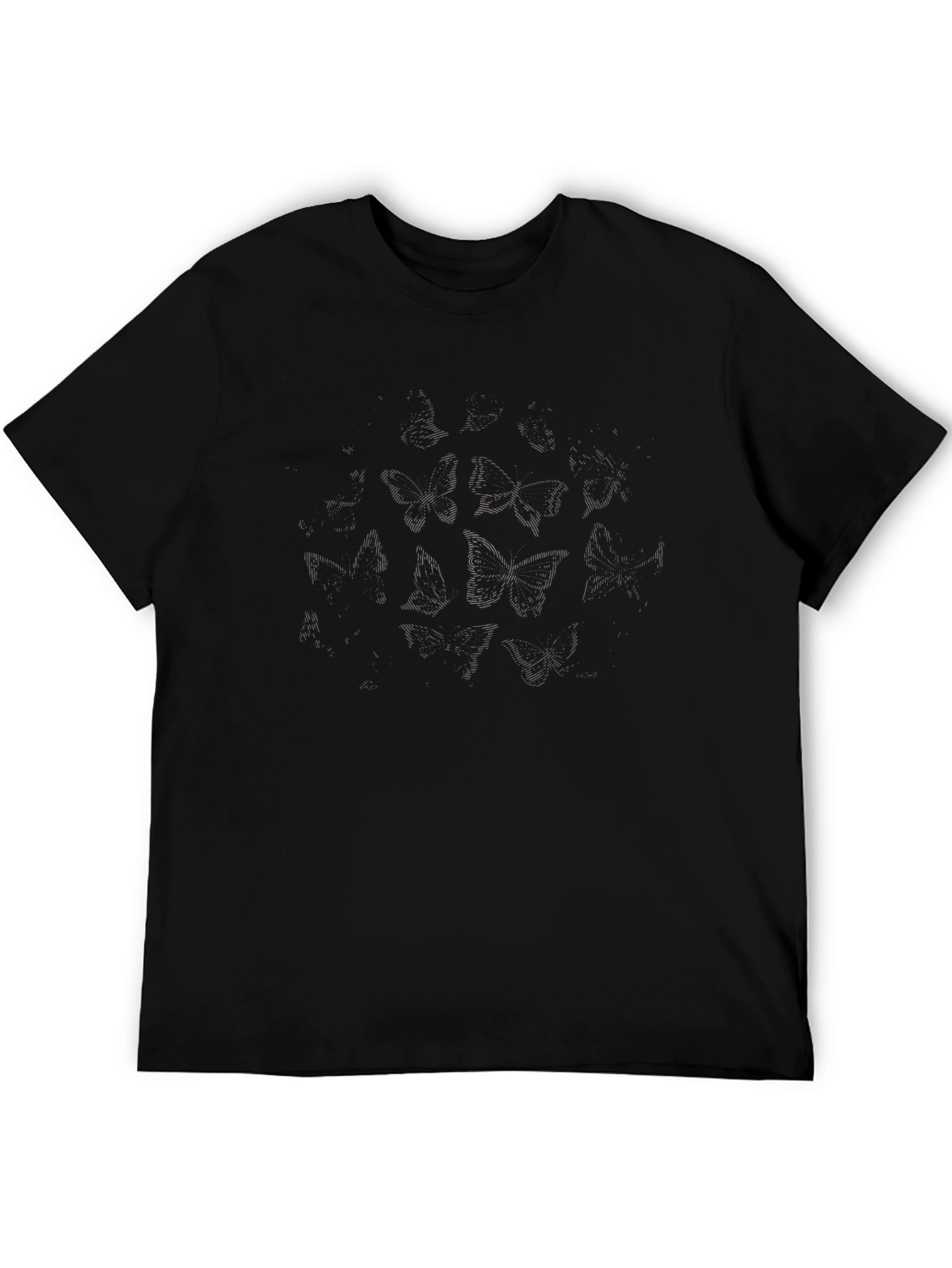 Black Butterfly Graphic T-Shirt