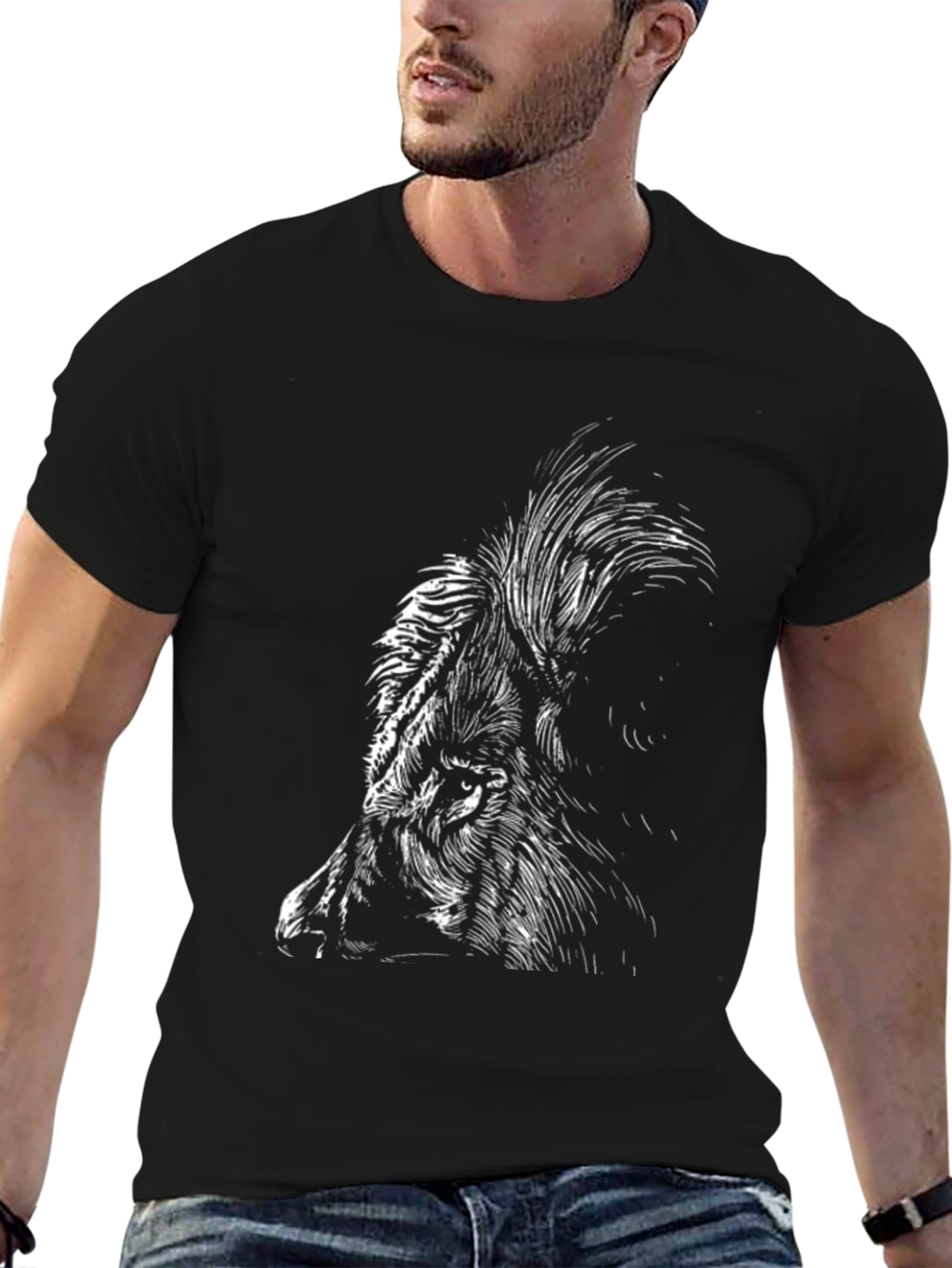 Wild Boar Graphic Tee - Mens Black T-Shirt
