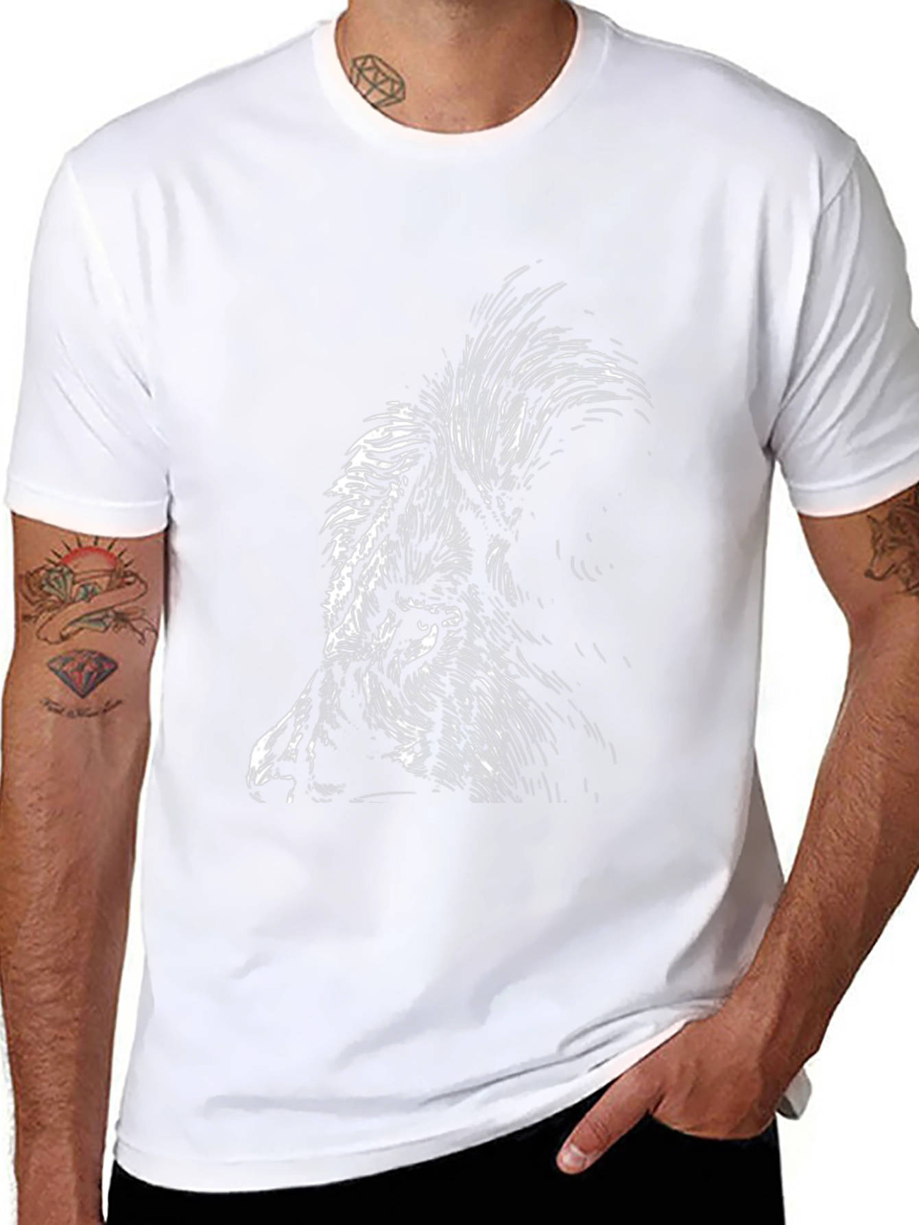 Wild Boar Graphic Tee - Mens Black T-Shirt