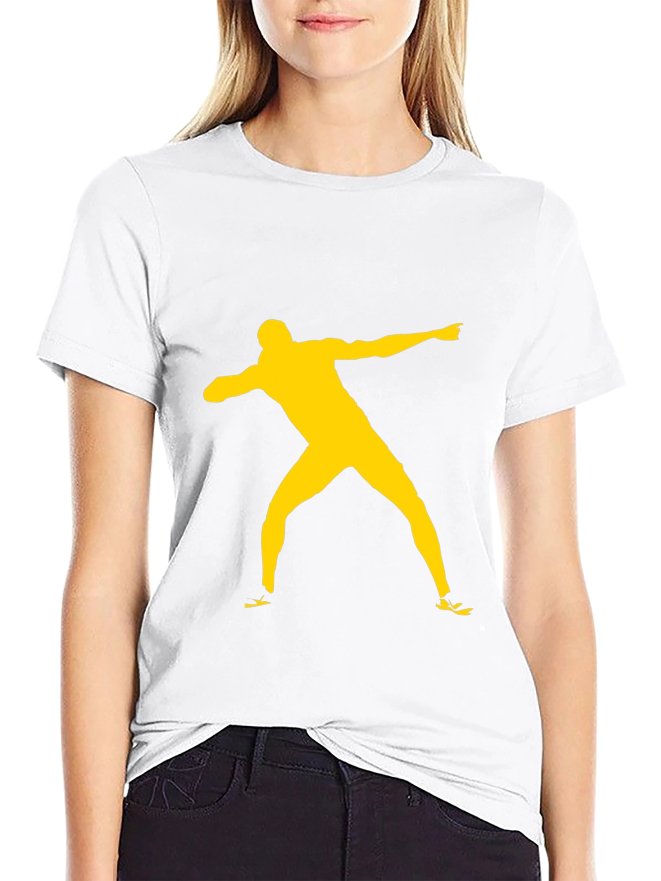 Athlete Silhouette Graphic Tee