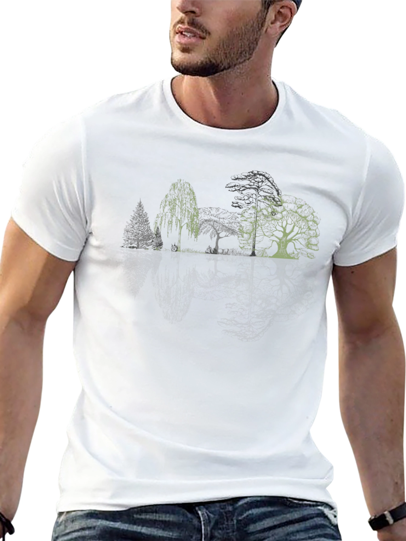 Arboreal Graphic Tee - Nature Inspired Comfort