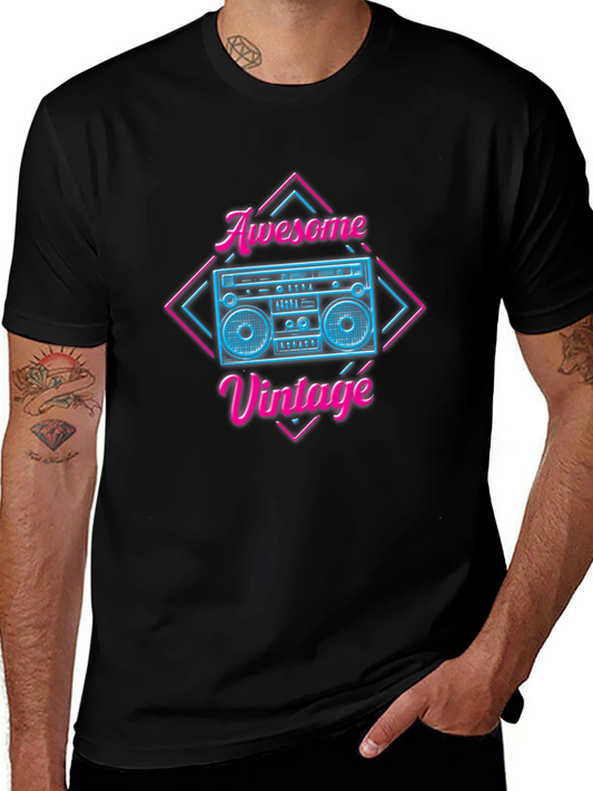 Awesome Vintage Retro Boombox T-Shirt