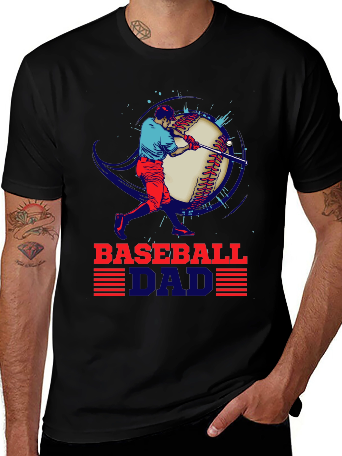 Baseball Dad Graphic Tee