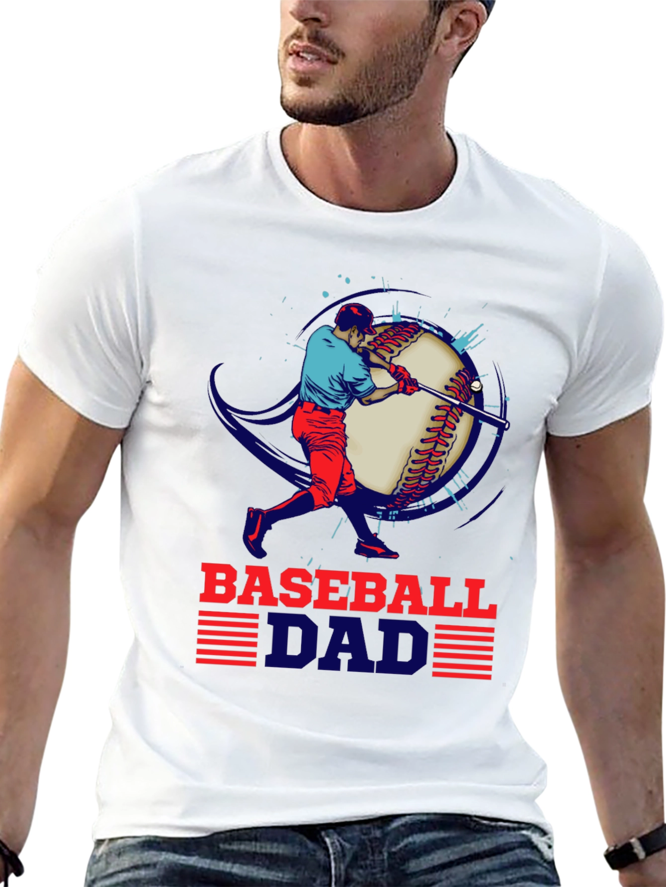 Baseball Dad Graphic Tee