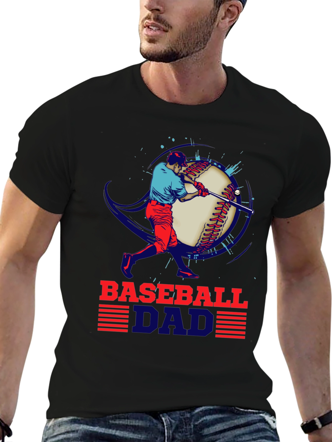 Baseball Dad Graphic Tee