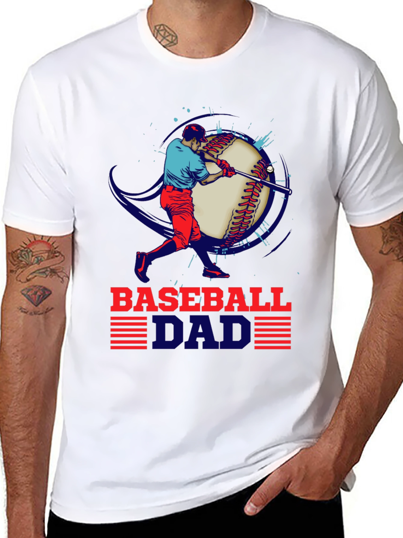 Baseball Dad Graphic Tee