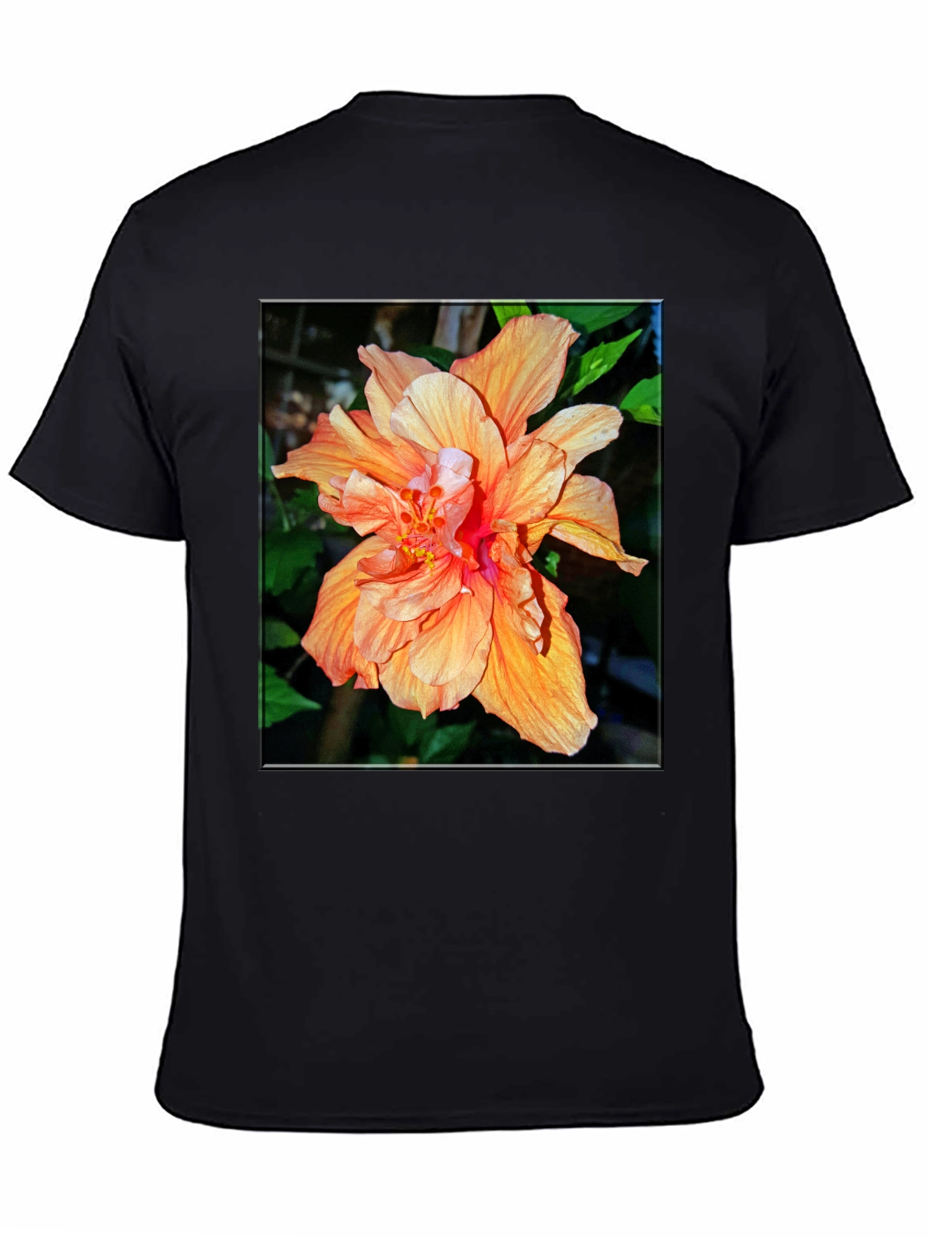 Tropical Hibiscus Flower Graphic Tee