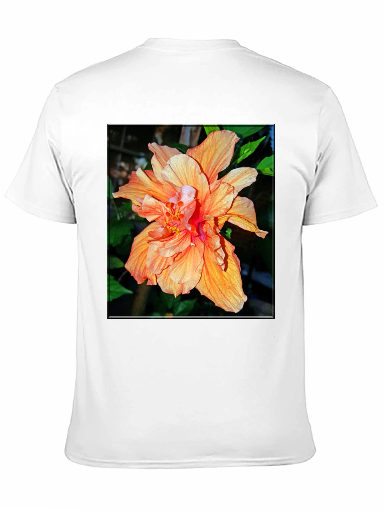 Tropical Hibiscus Flower Graphic Tee