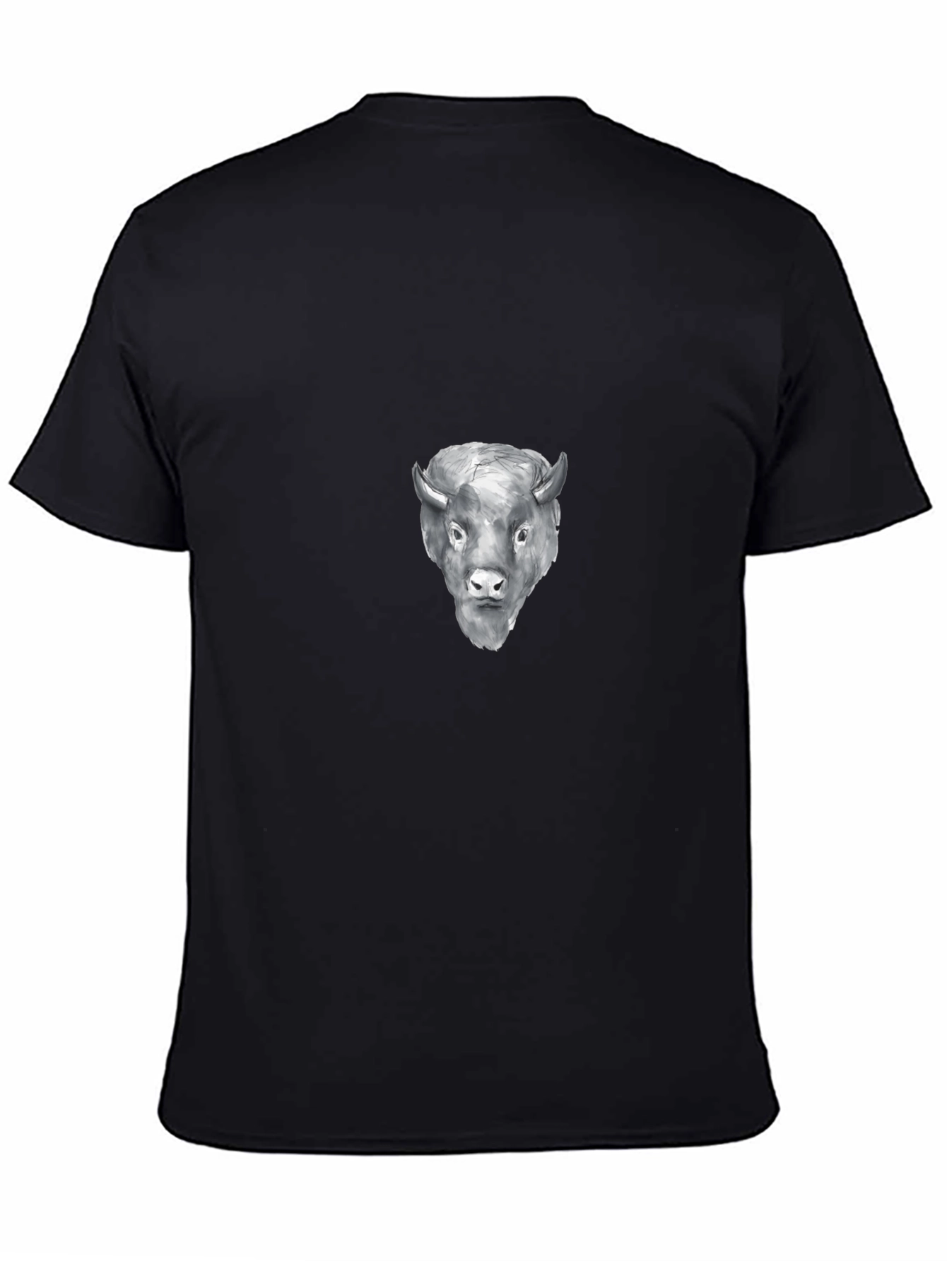 Black Bison Graphic Tee - Stylish Comfort