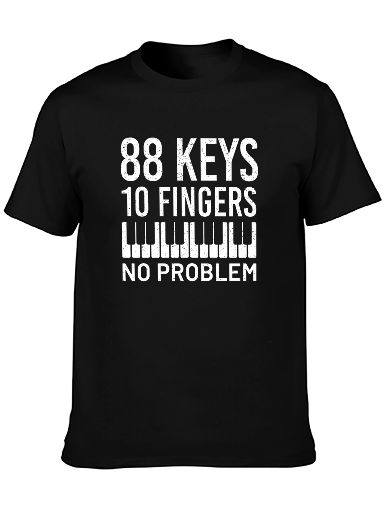 88 Keys 10 Fingers T-Shirt - Musician Tee