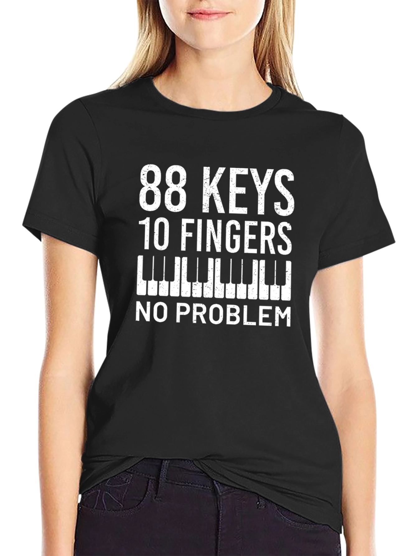 88 Keys 10 Fingers T-Shirt - Musician Tee