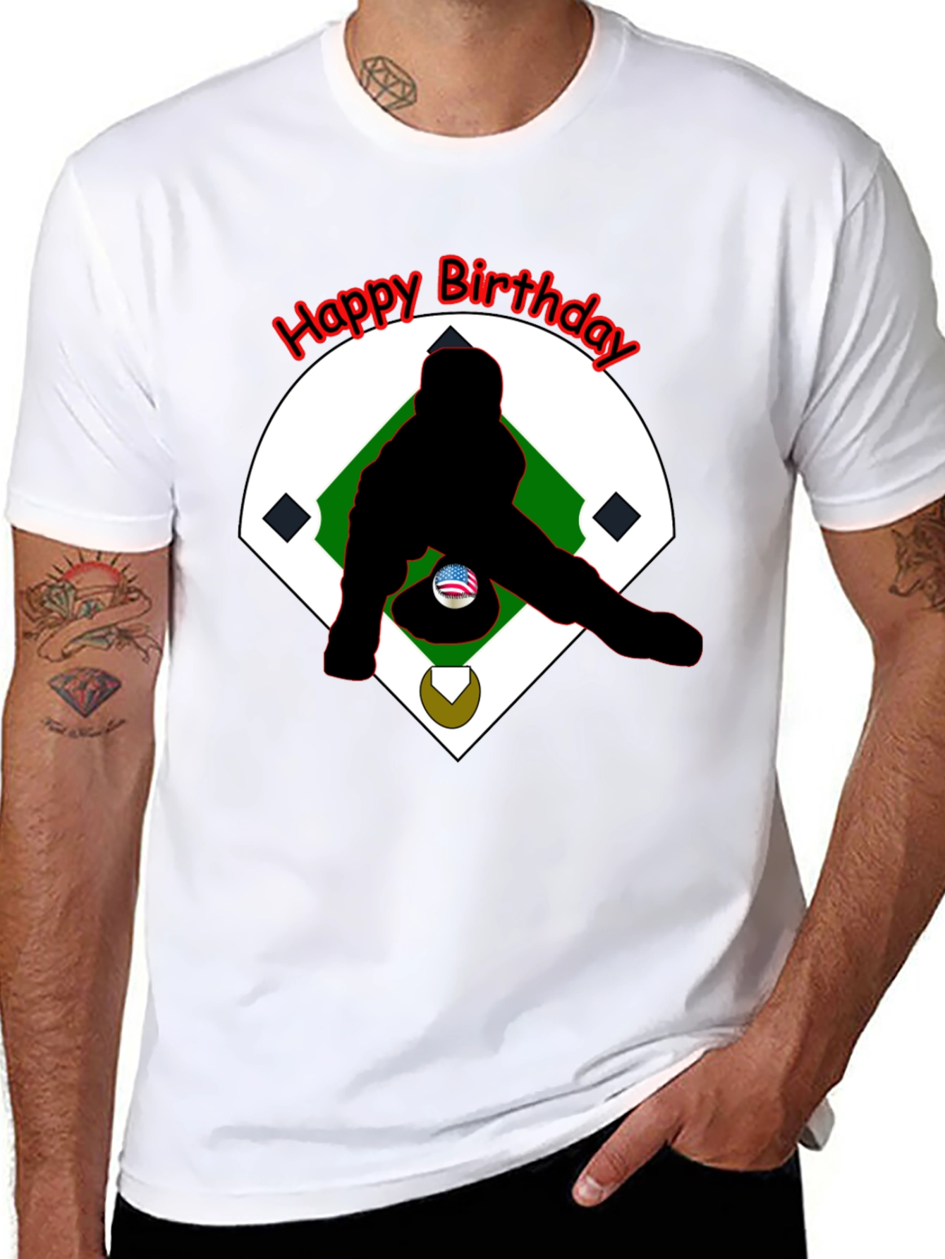 Baseball Birthday T-Shirt - Batter Up!
