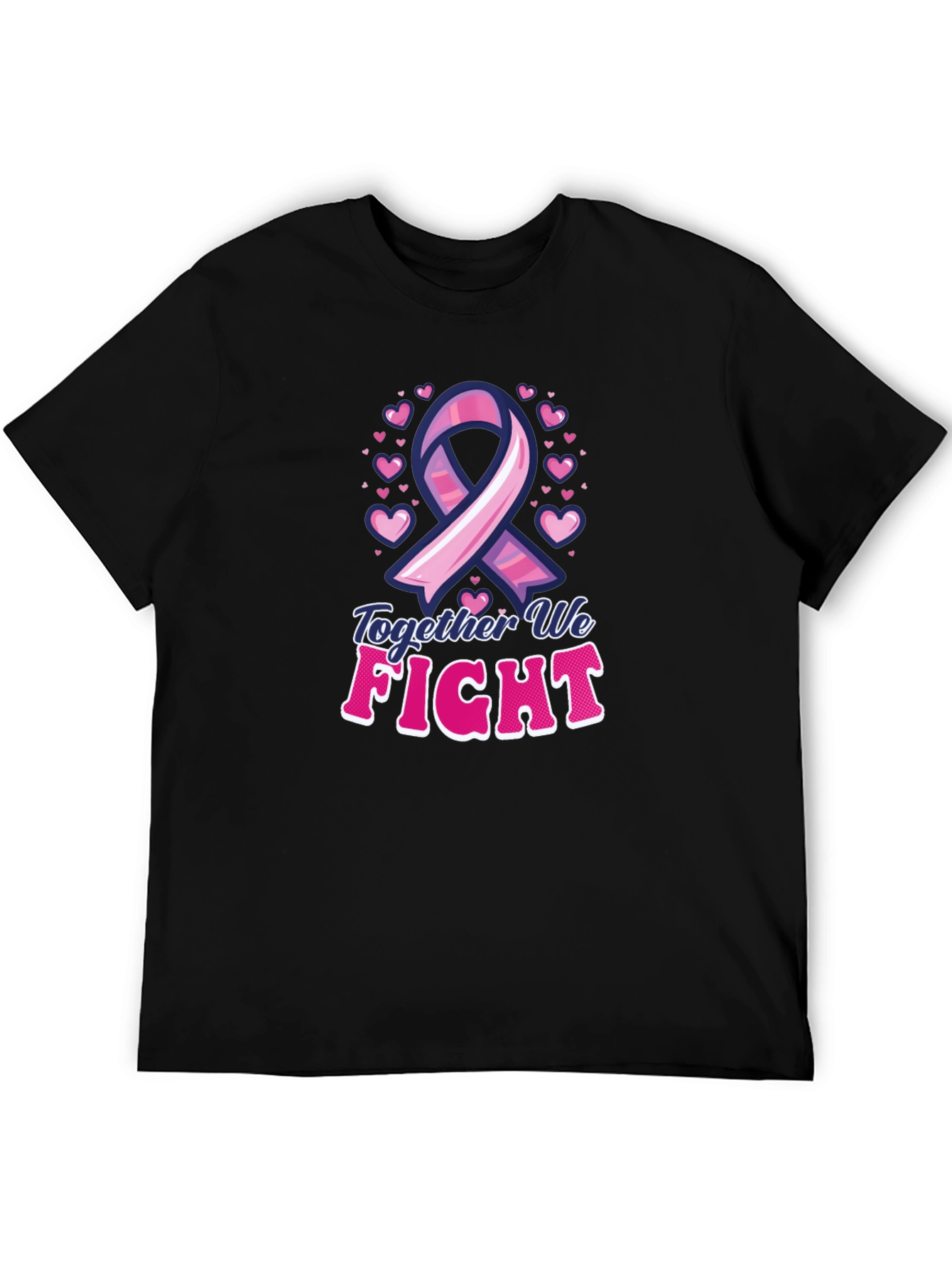 Together We Fight Breast Cancer Awareness T-Shirt