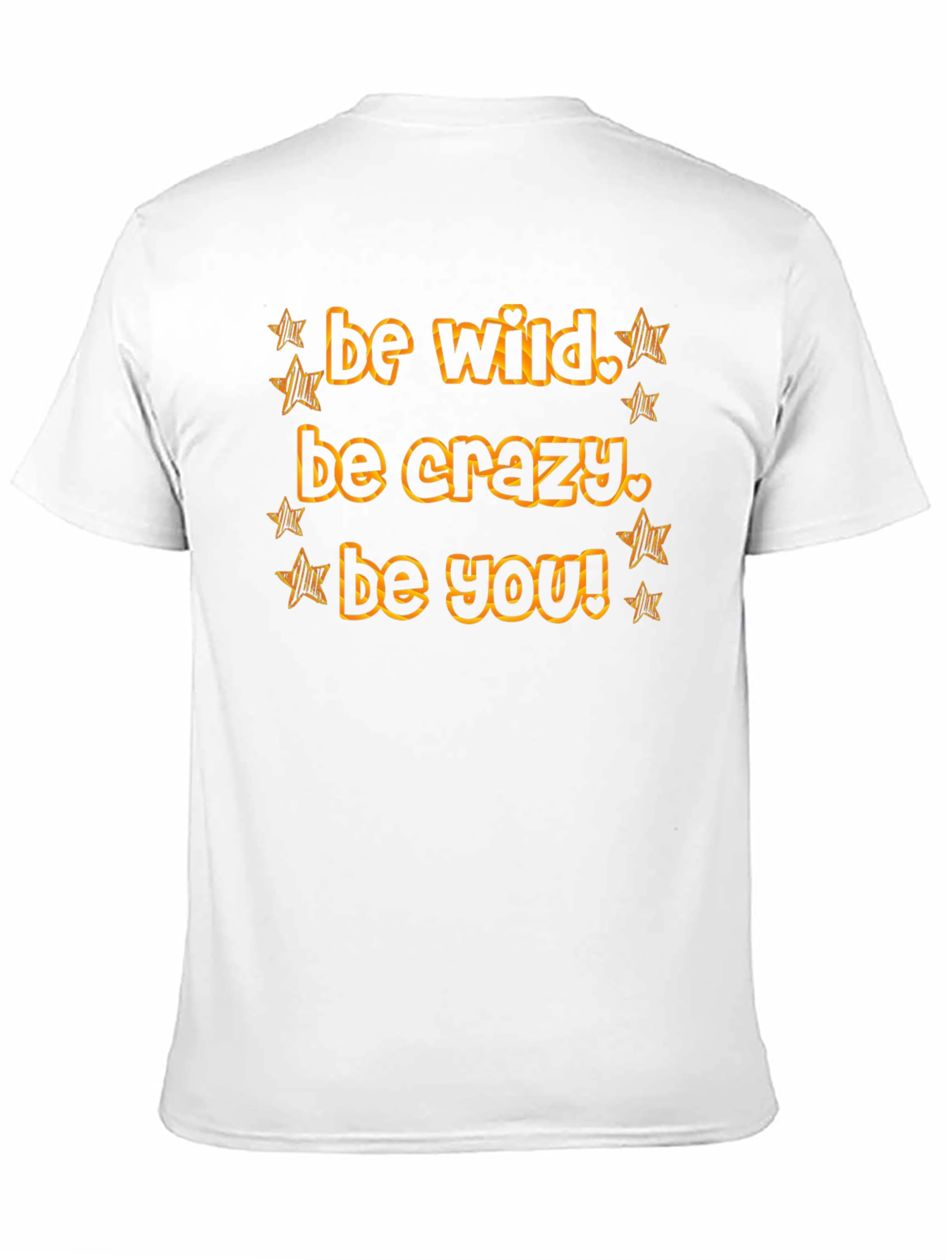 Be Wild Crazy You! Black Graphic Tee