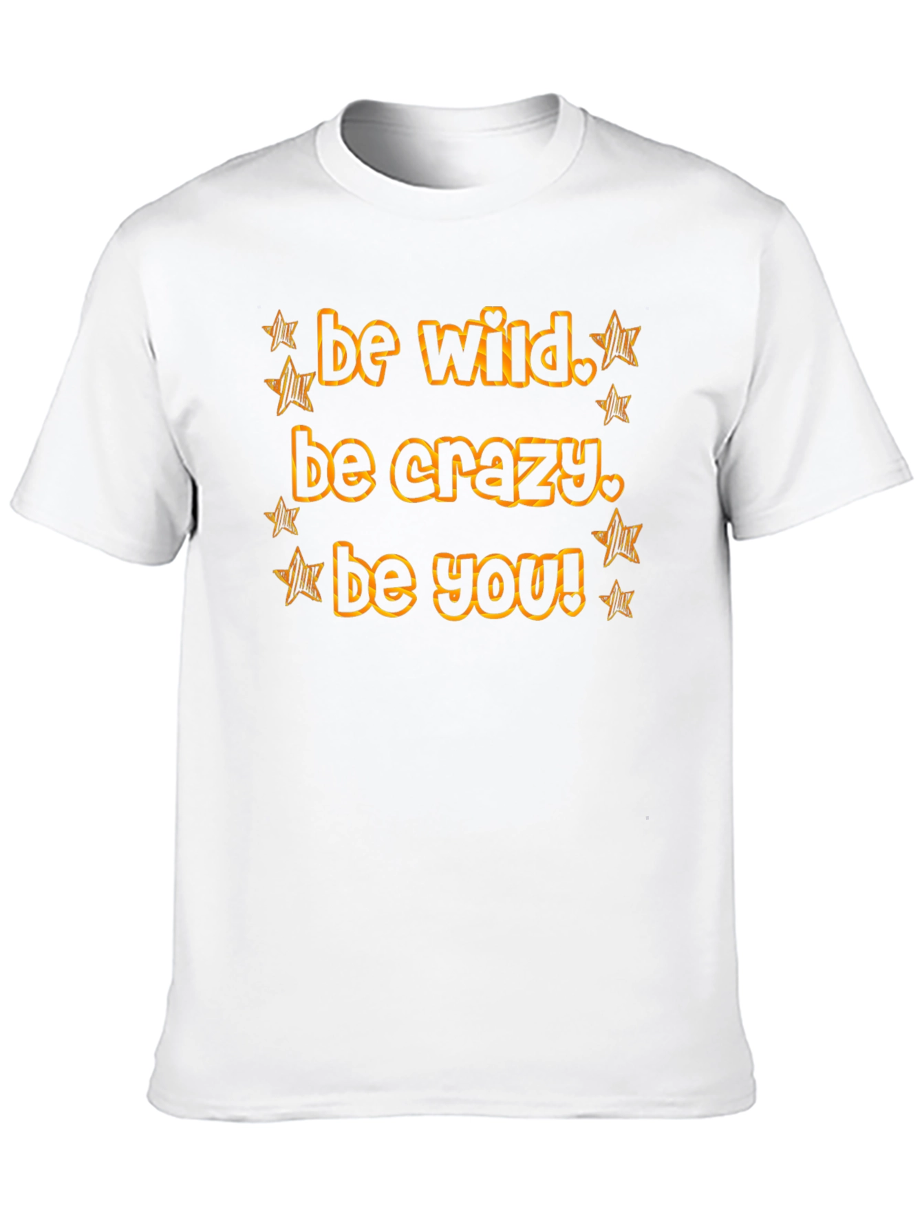 Be Wild Crazy You! Black Graphic Tee