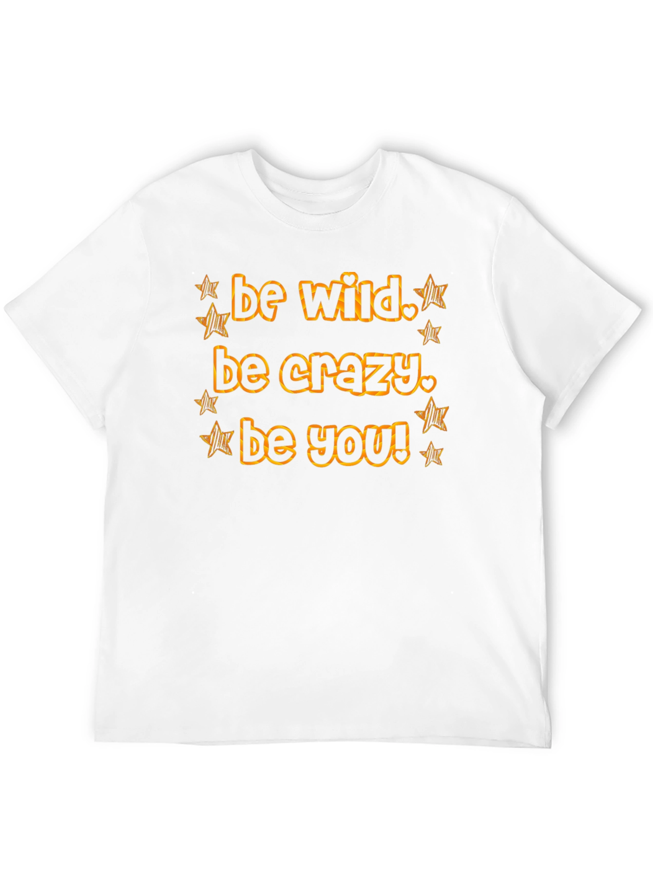 Be Wild Crazy You! Black Graphic Tee