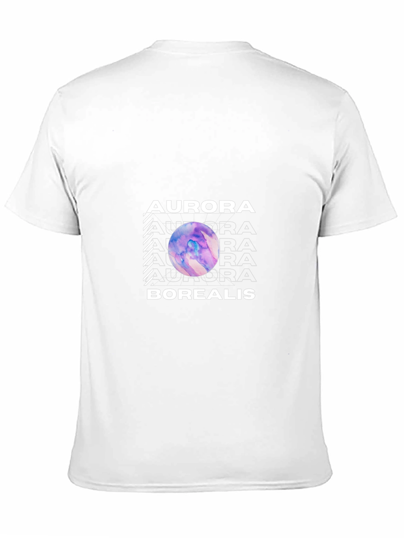 Aurora Borealis Graphic Black T-Shirt