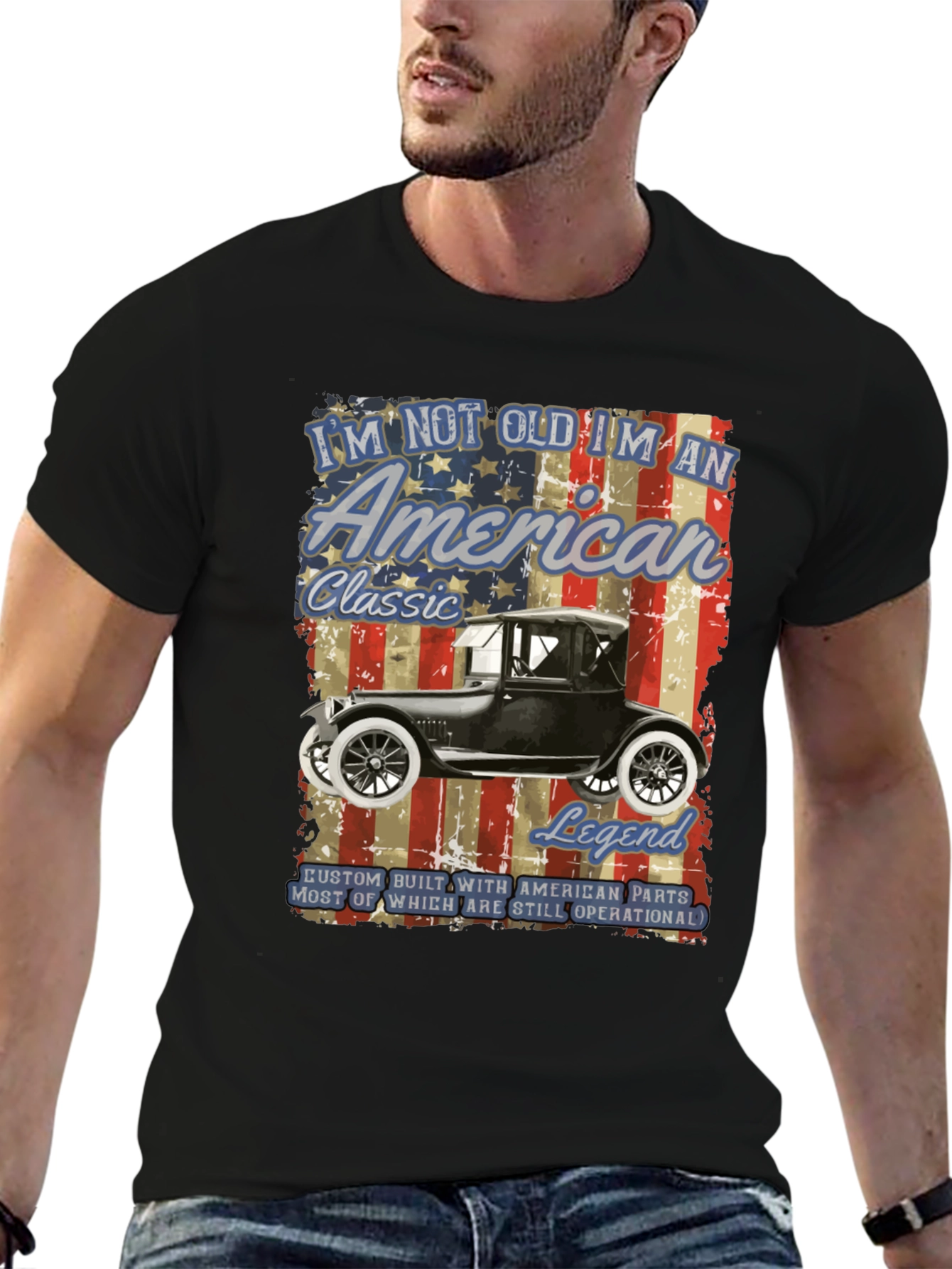 American Classic Car Legend T-Shirt