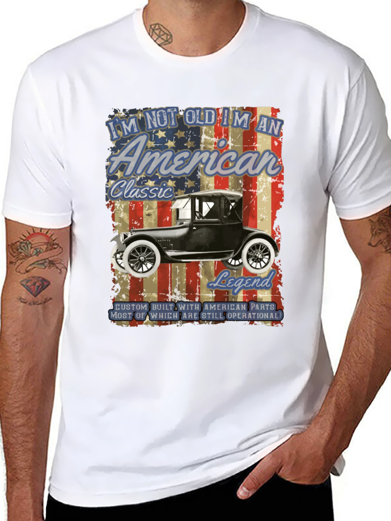 American Classic Car Legend T-Shirt