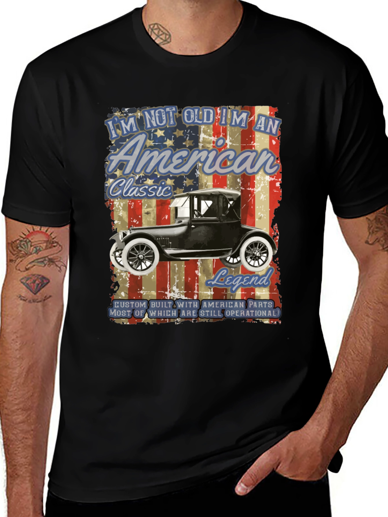 American Classic Car Legend T-Shirt