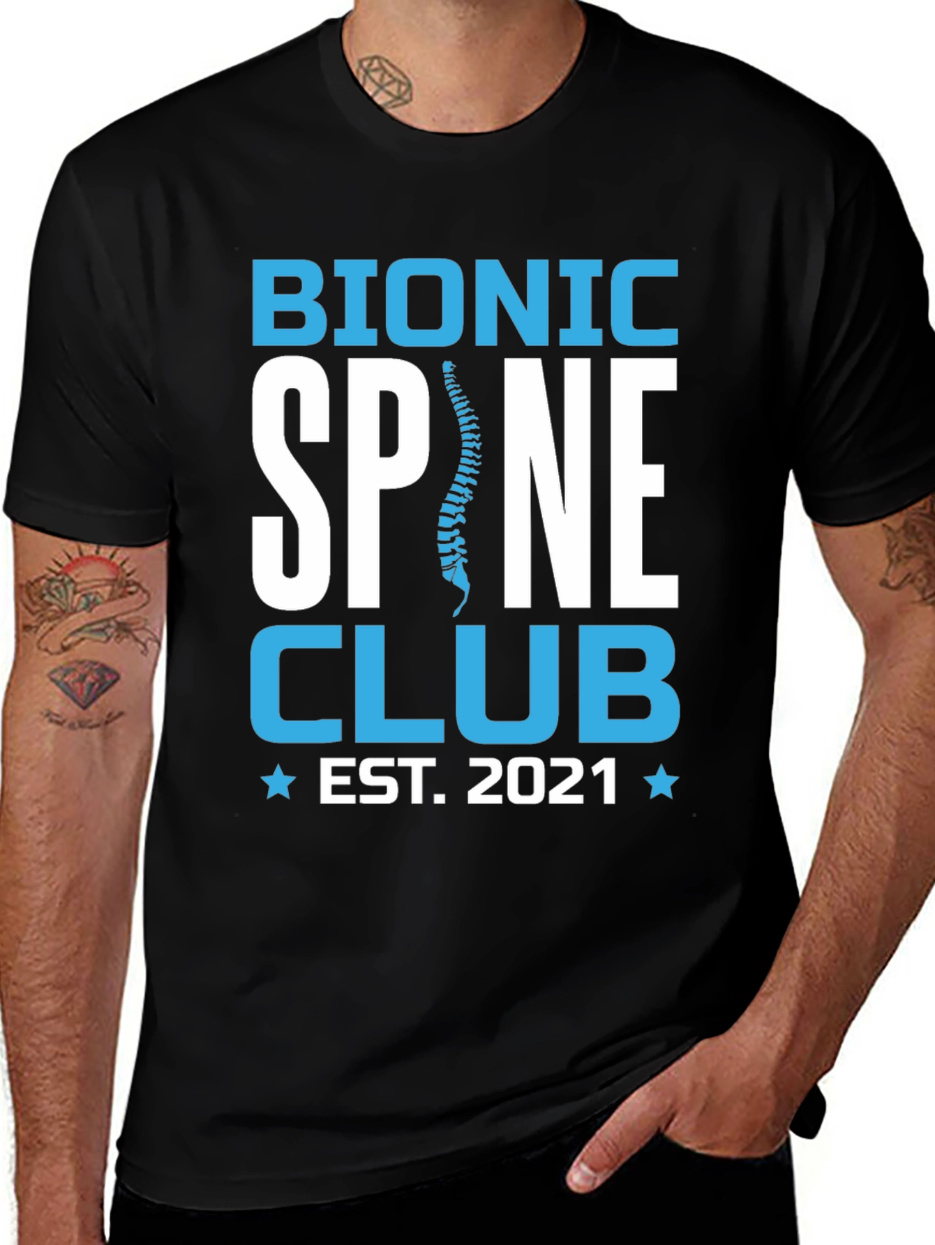 Bionic Spine Club Est. 2021 Graphic Tee