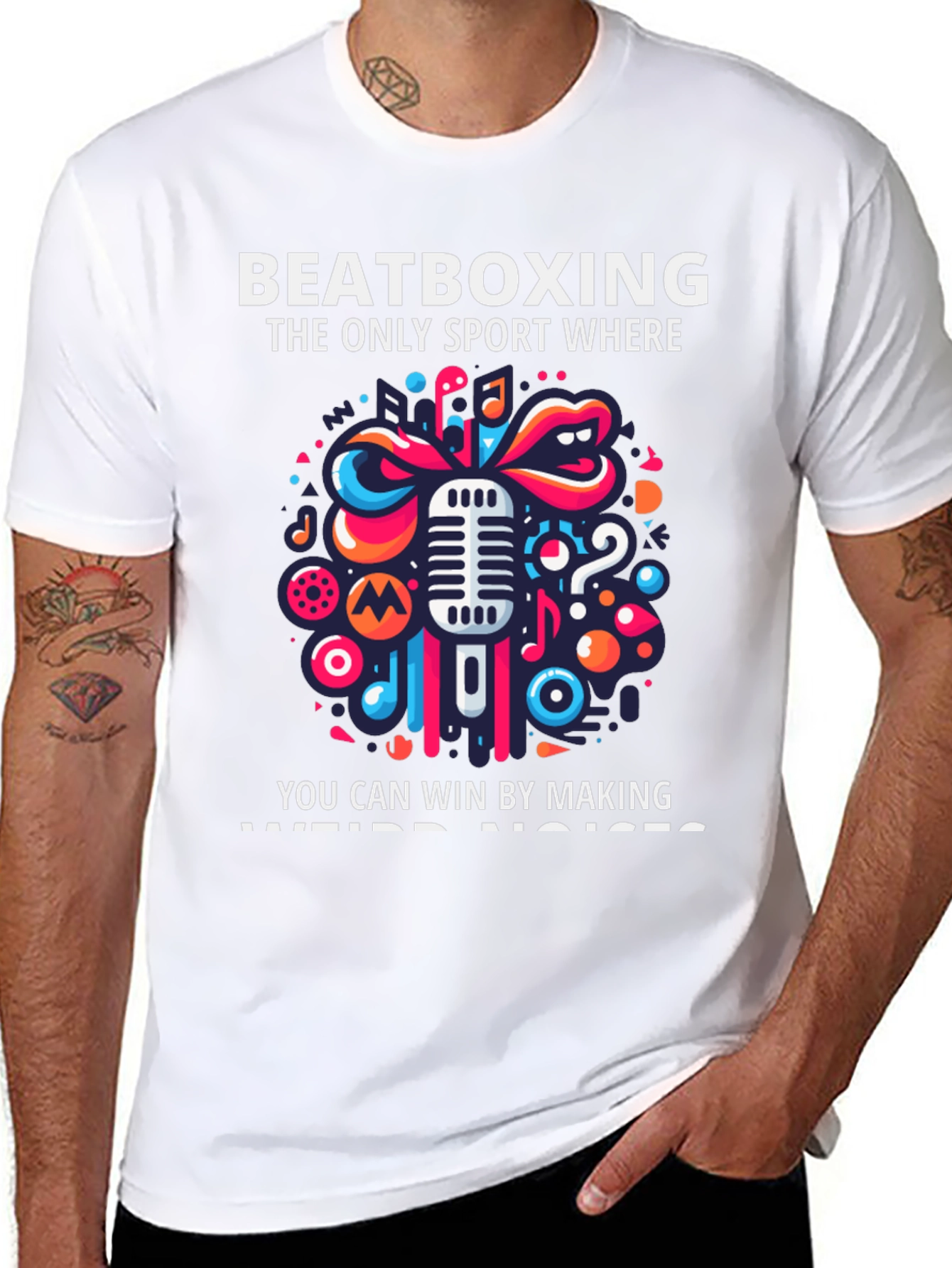 Beatboxing Sport T-Shirt - Making Weird Noises!