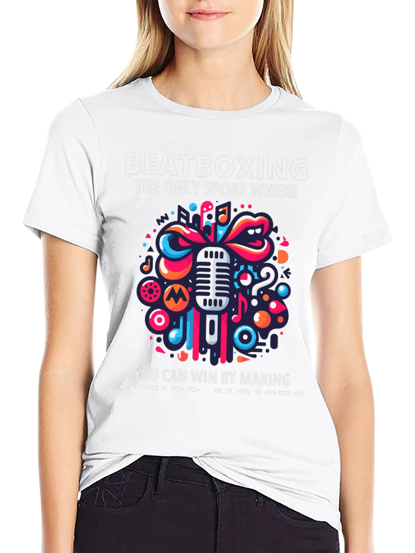 Beatboxing Sport T-Shirt - Making Weird Noises!