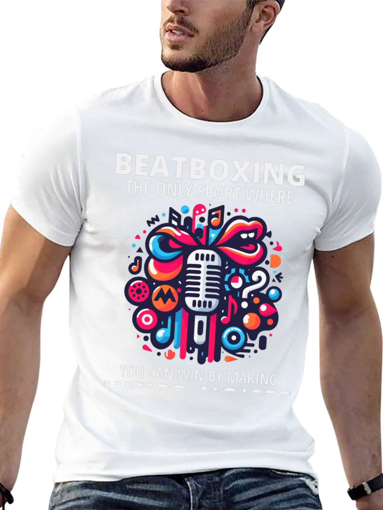 Beatboxing Sport T-Shirt - Making Weird Noises!