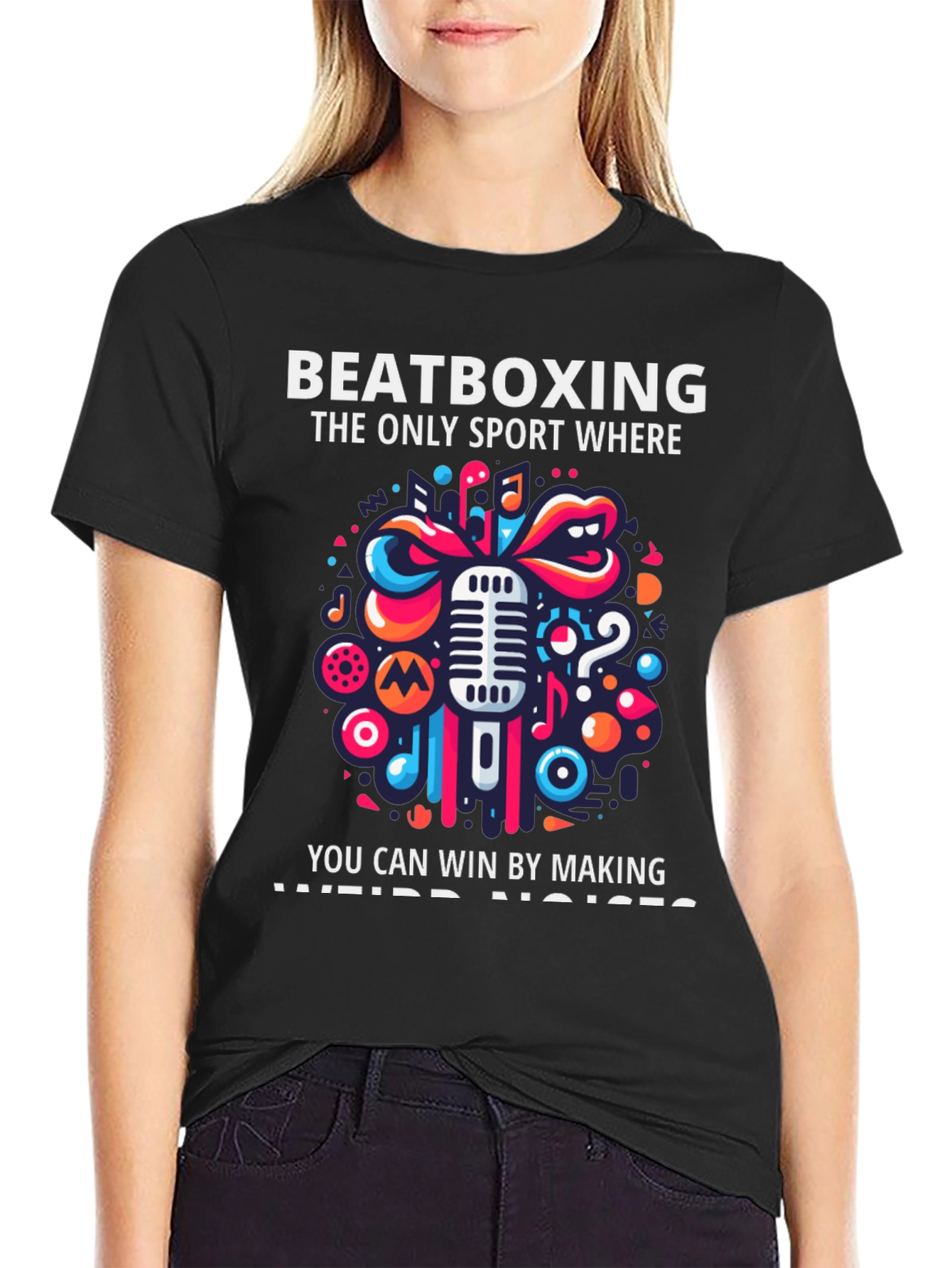 Beatboxing Sport T-Shirt - Making Weird Noises!