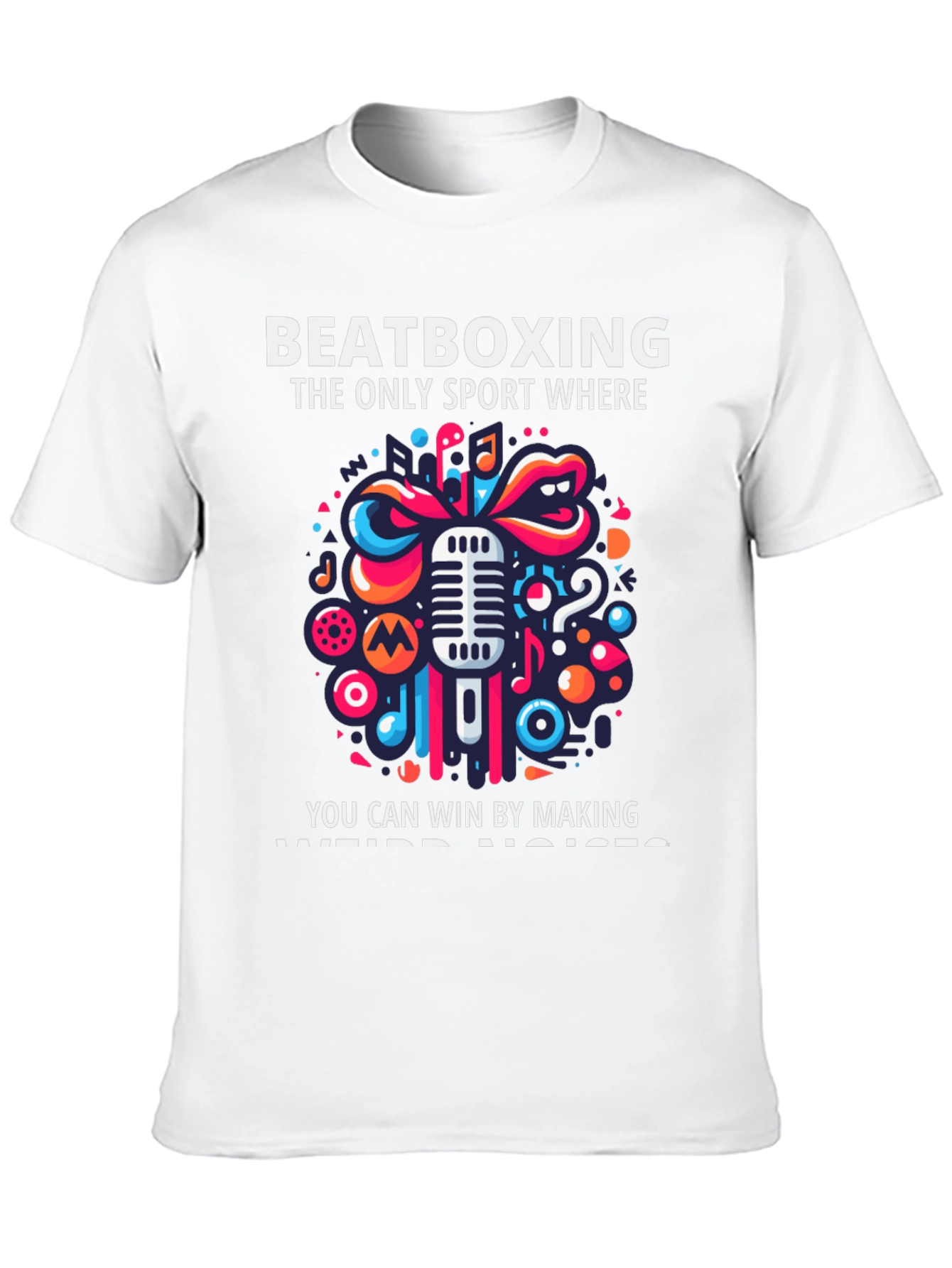 Beatboxing Sport T-Shirt - Making Weird Noises!