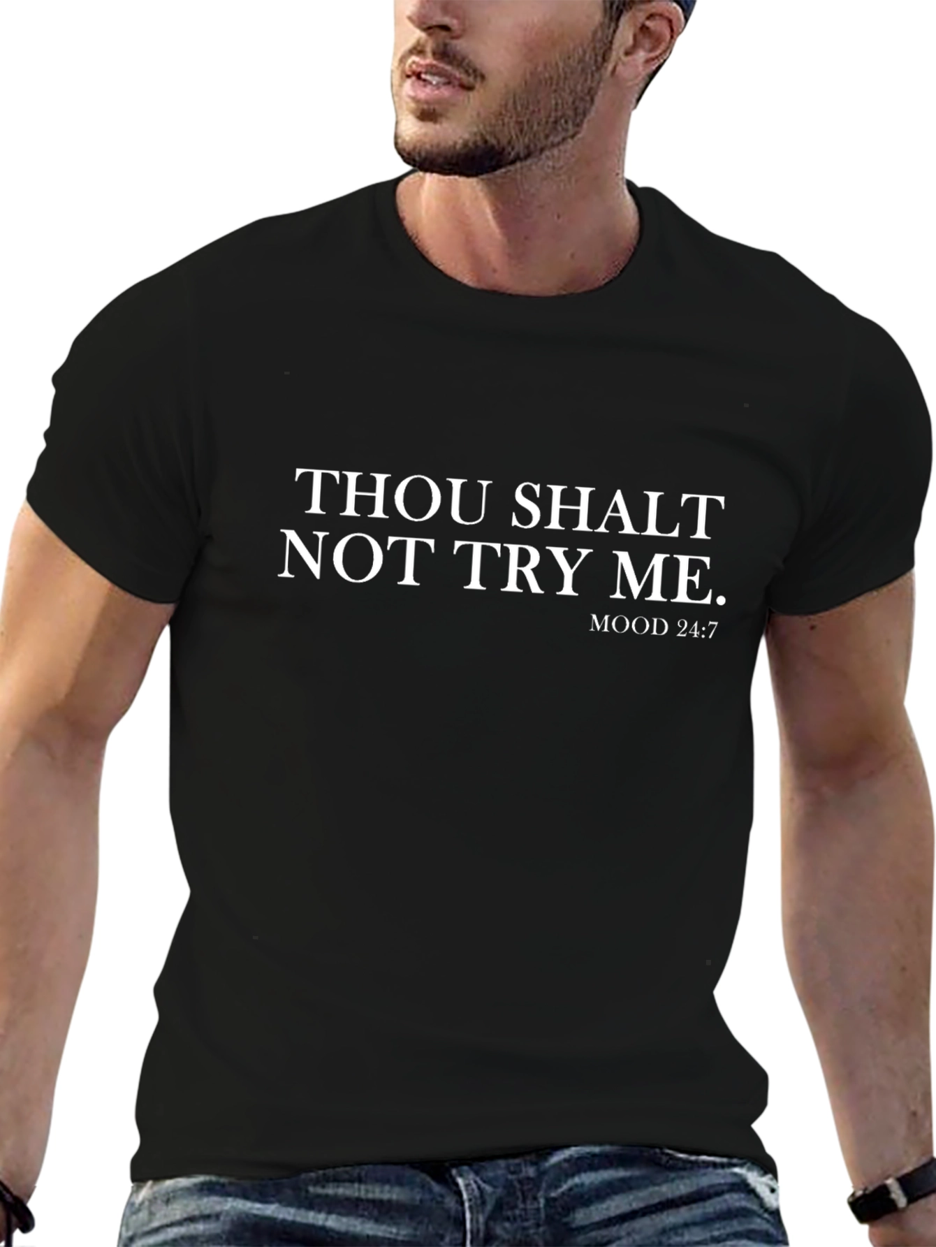 Thou Shalt Not Try Me Graphic T-Shirt