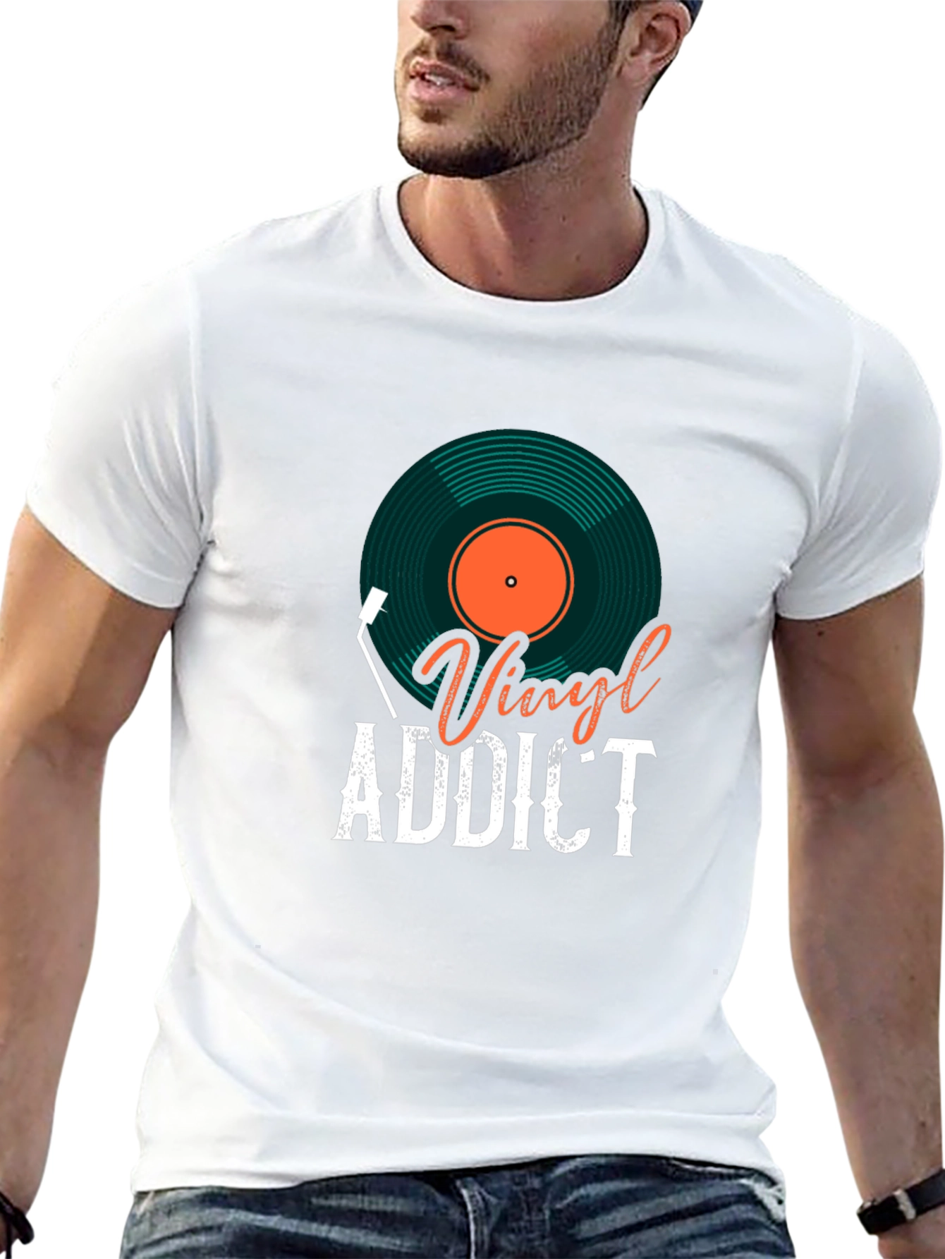 Vinyl Addict Graphic Tee