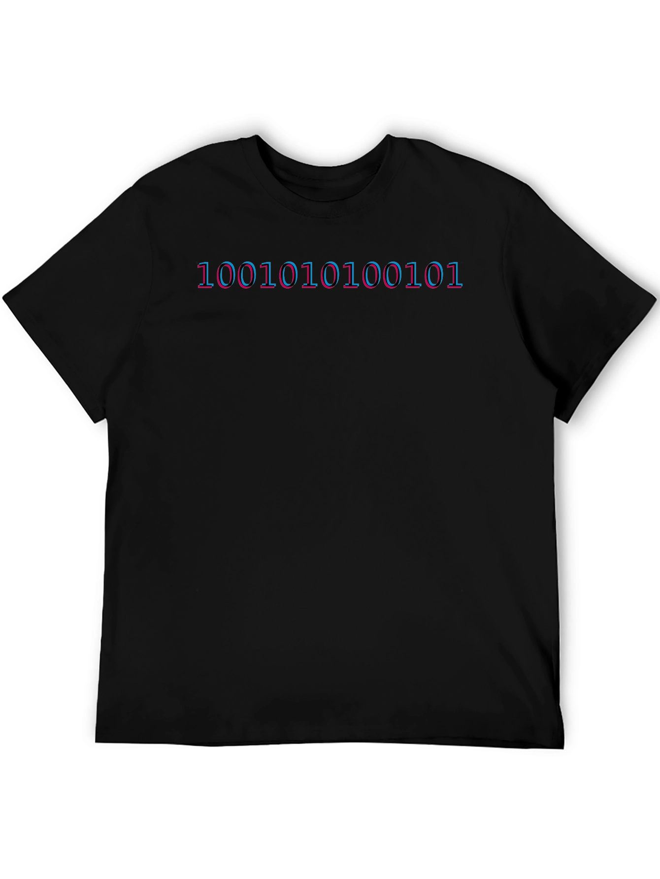 Binary Code Graphic Tee - Programmer Shirt