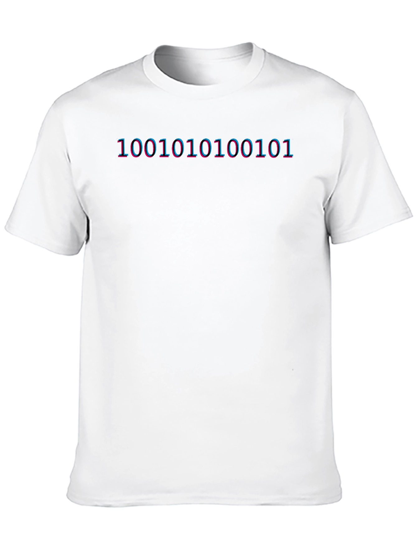Binary Code Graphic Tee - Programmer Shirt