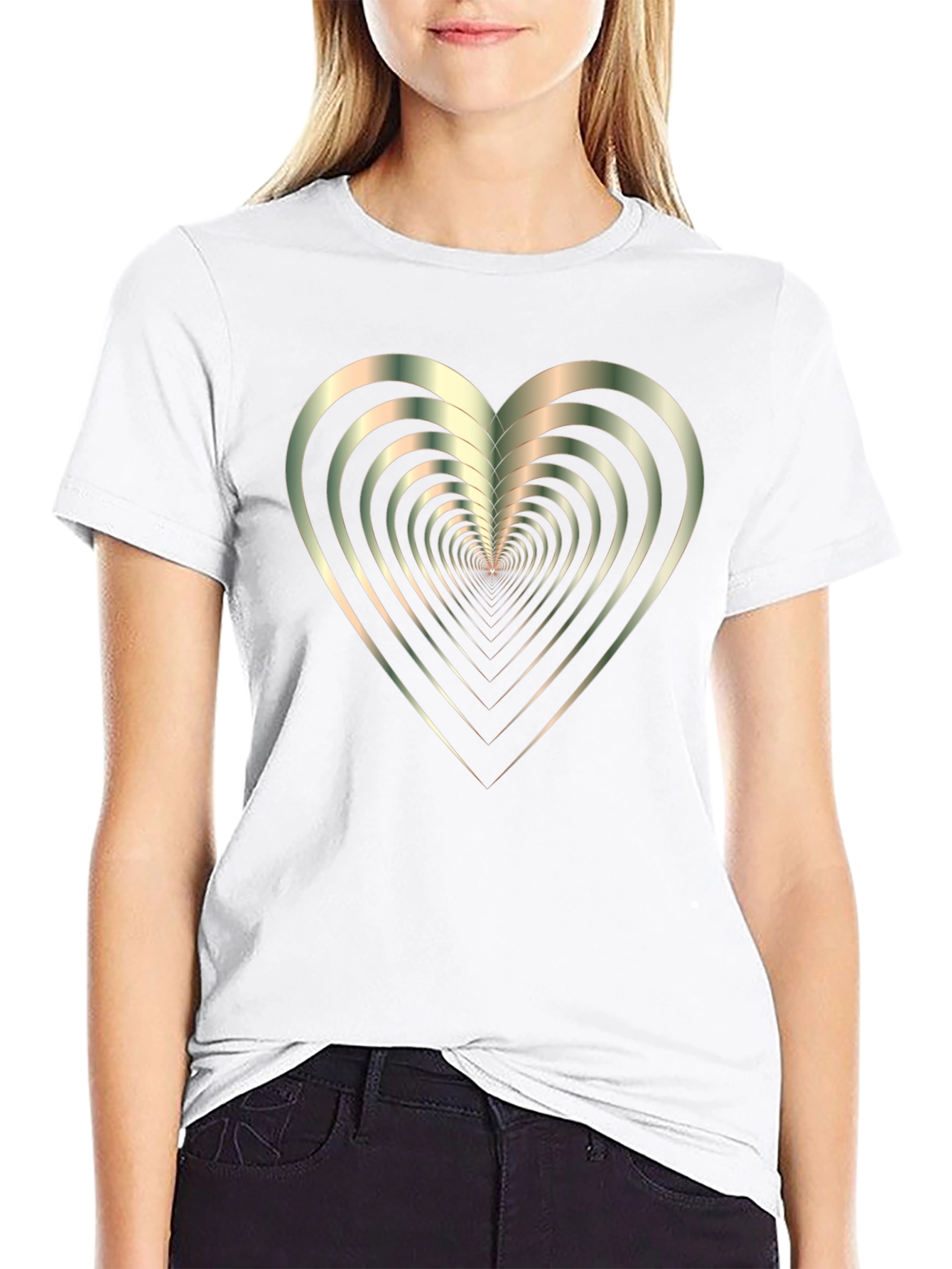 Tunnel Heart Graphic T-Shirt