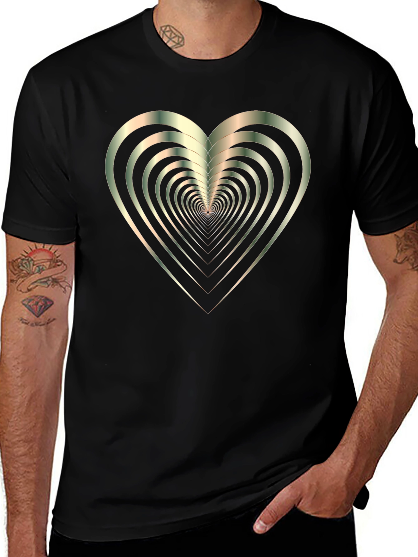 Tunnel Heart Graphic T-Shirt