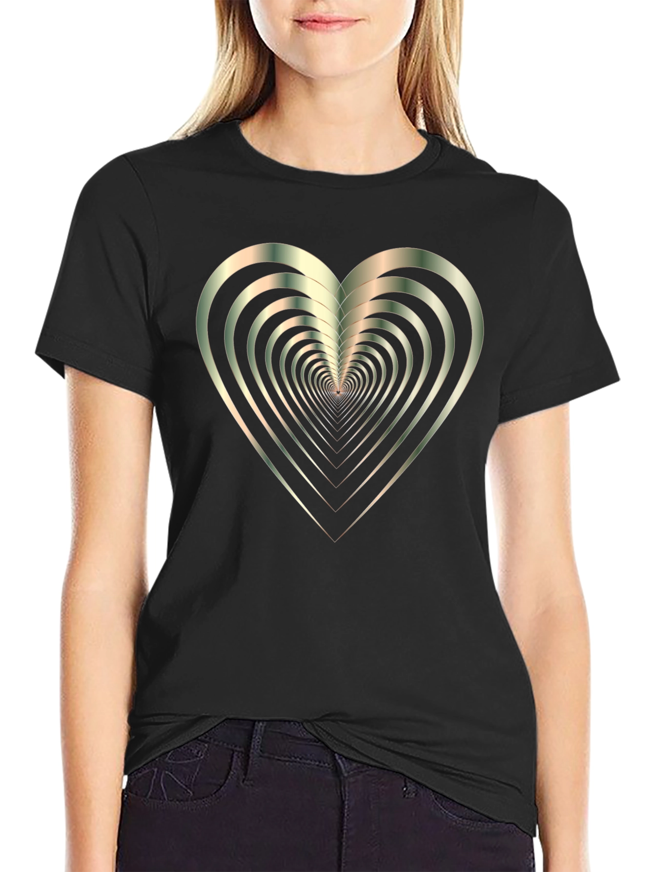 Tunnel Heart Graphic T-Shirt