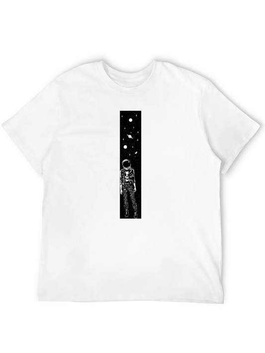 Astronaut Space Graphic Tee - Black